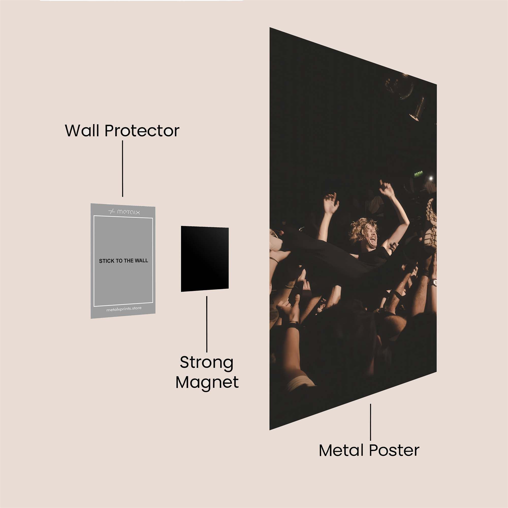 Concert Euphoria Safe Wall Magnetic / M