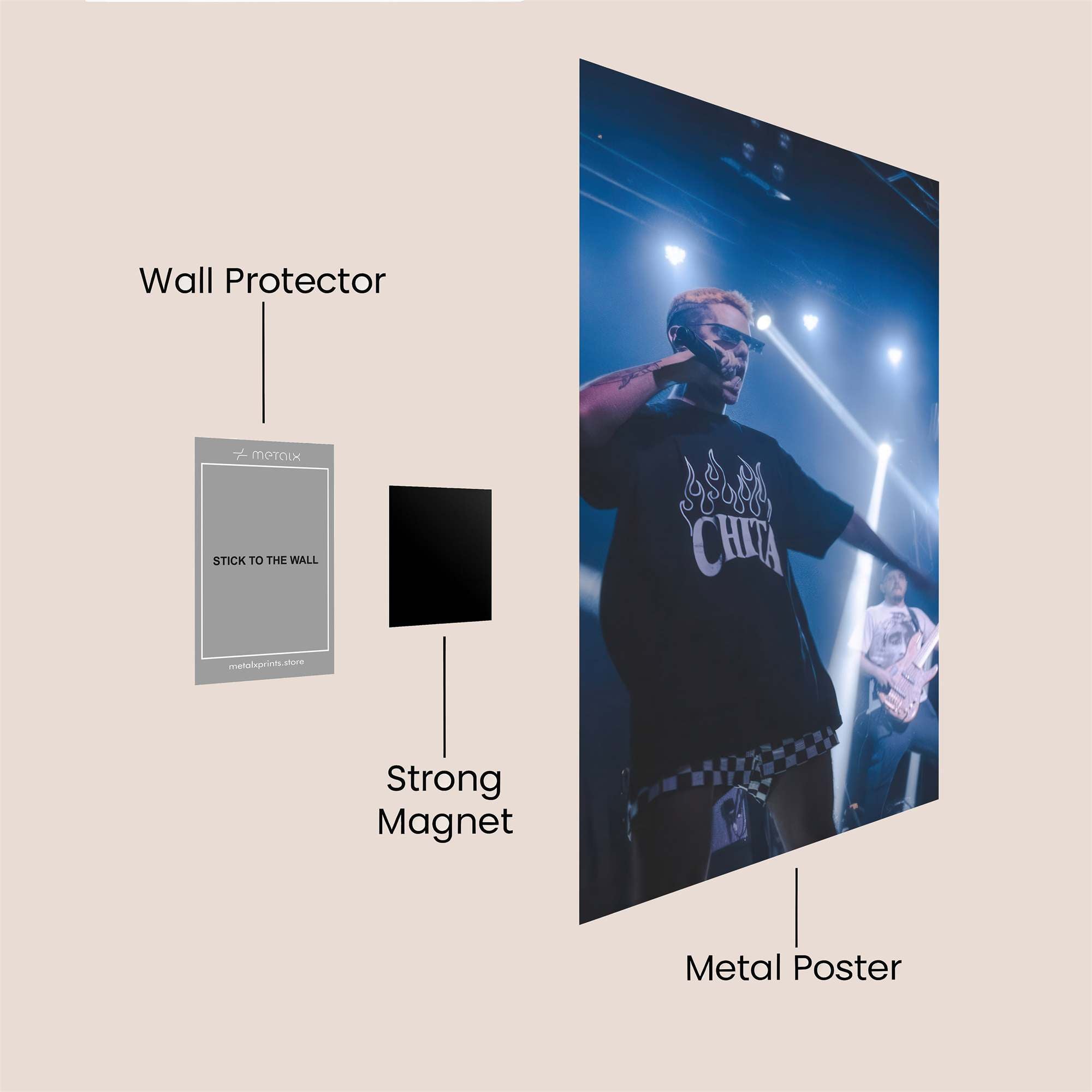 Chita Unleashed Safe Wall Magnetic / M