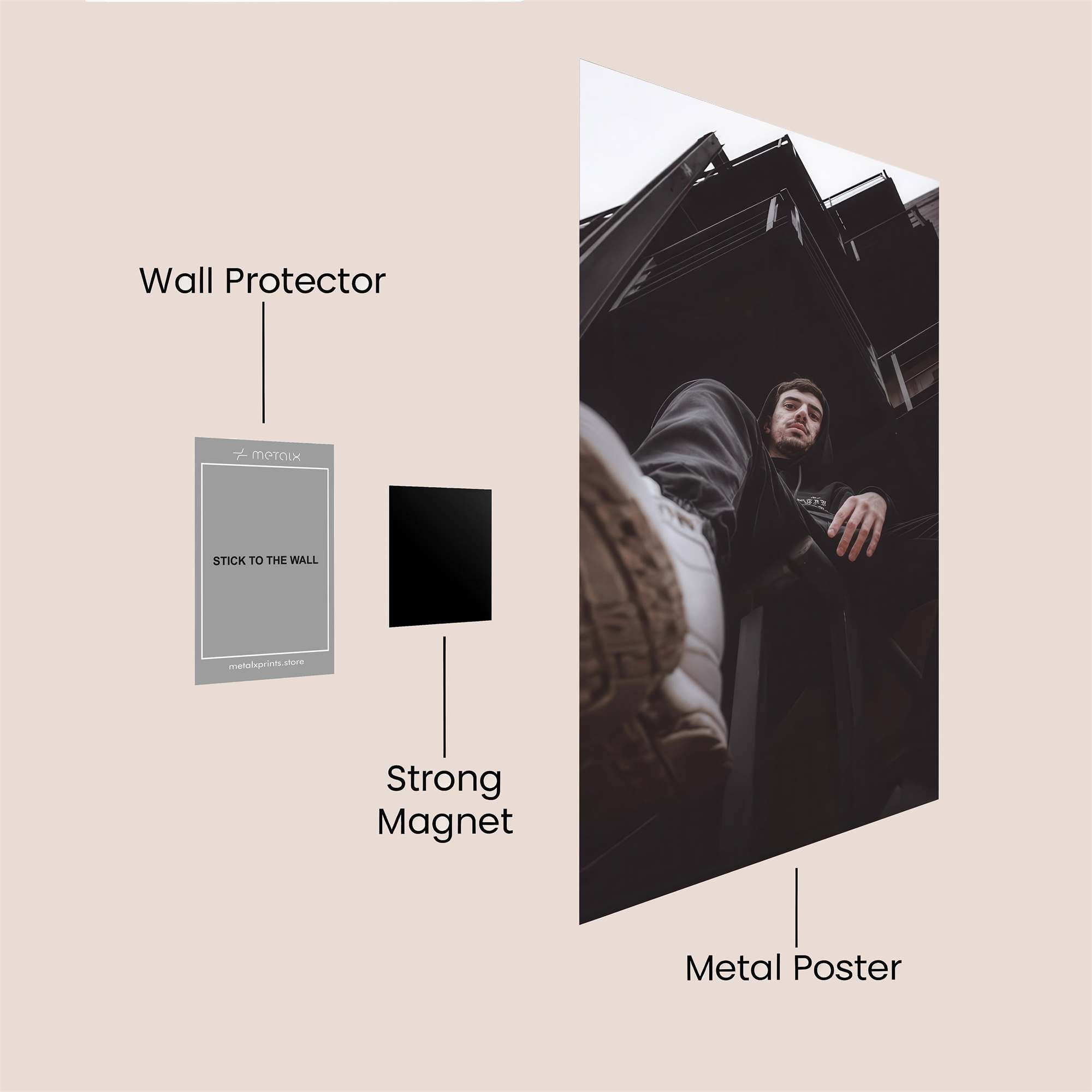 Urban Recluse Safe Wall Magnetic / M