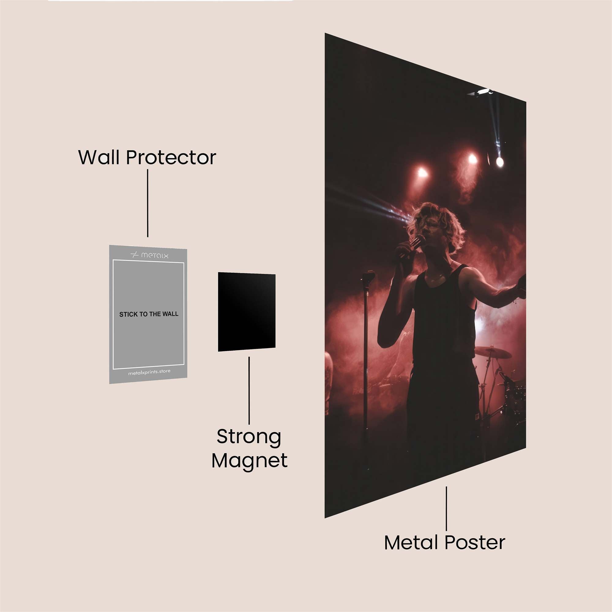 Stage Blaze Safe Wall Magnetic / M
