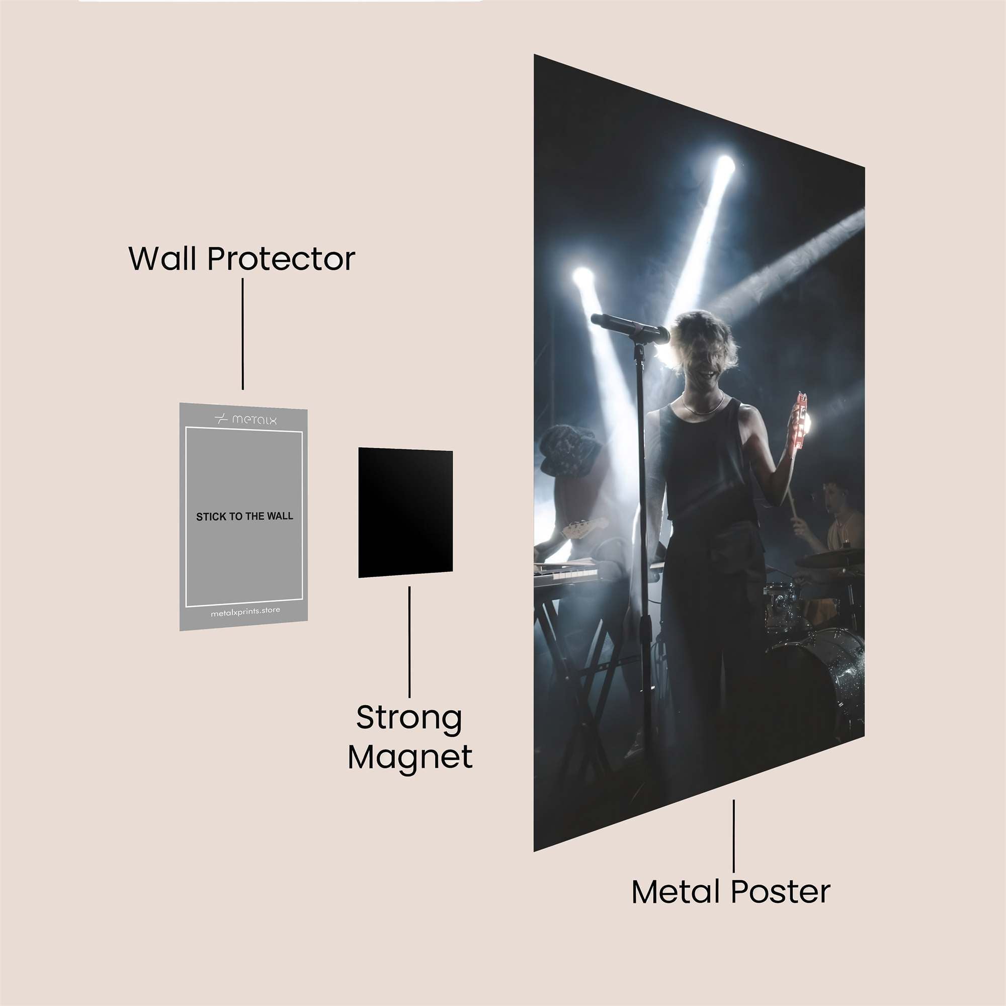 Concert Glow Safe Wall Magnetic / M