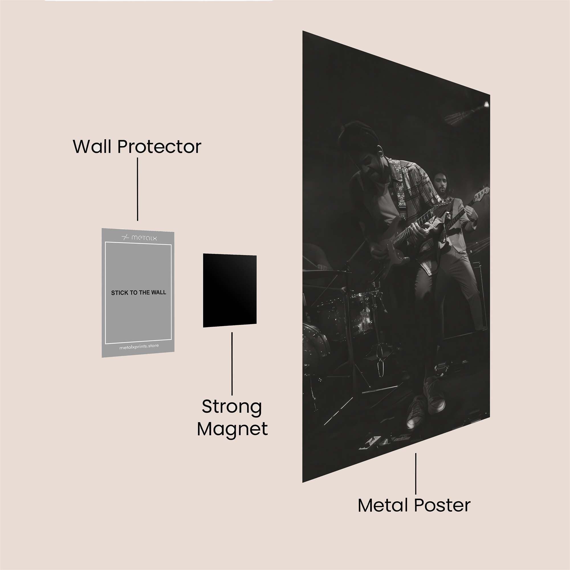 GuitarIntensity Safe Wall Magnetic / M