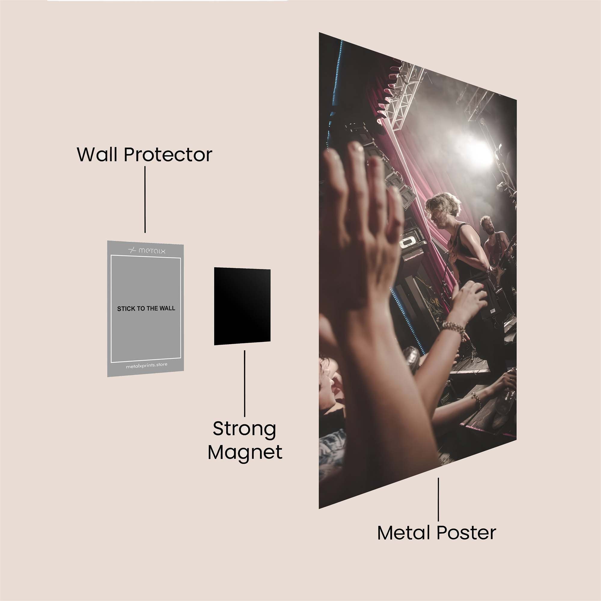 Concert Euphoria Safe Wall Magnetic / M