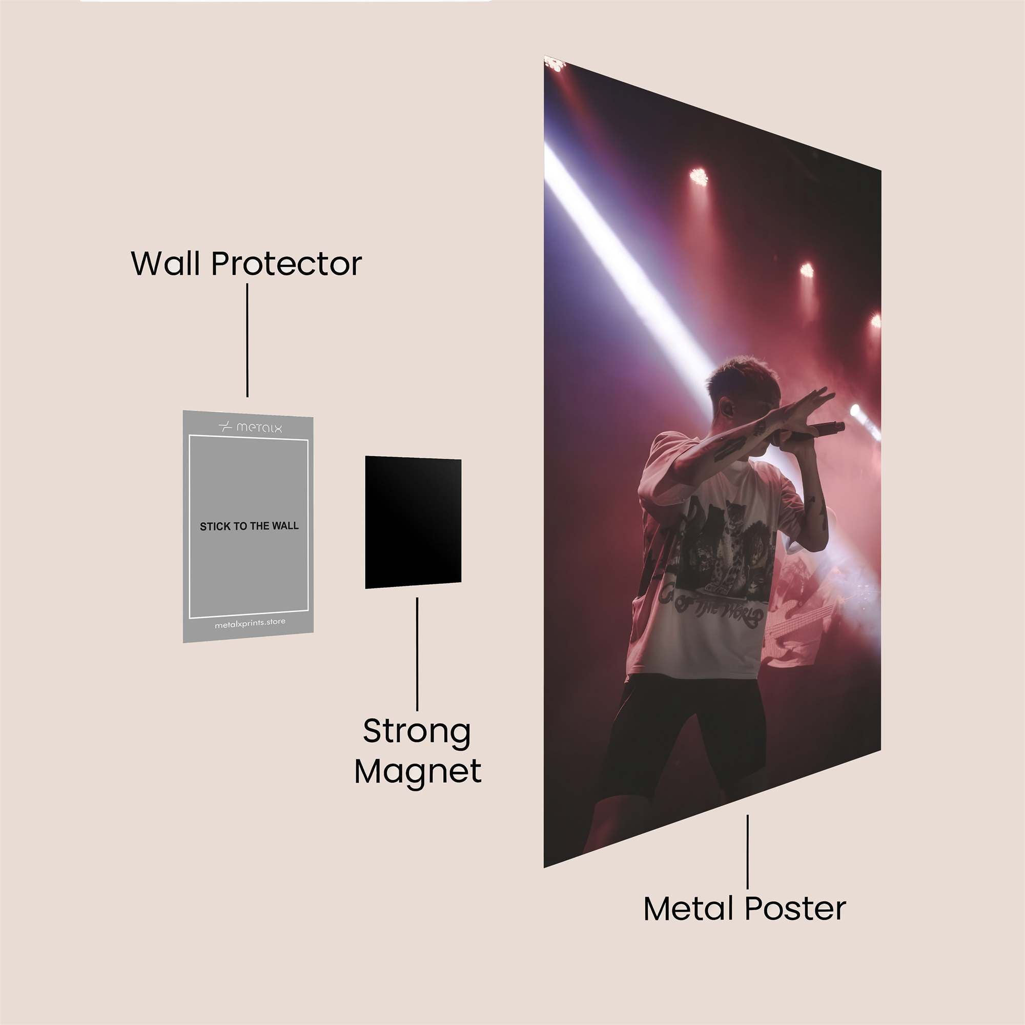 Concert Euphoria Safe Wall Magnetic / M