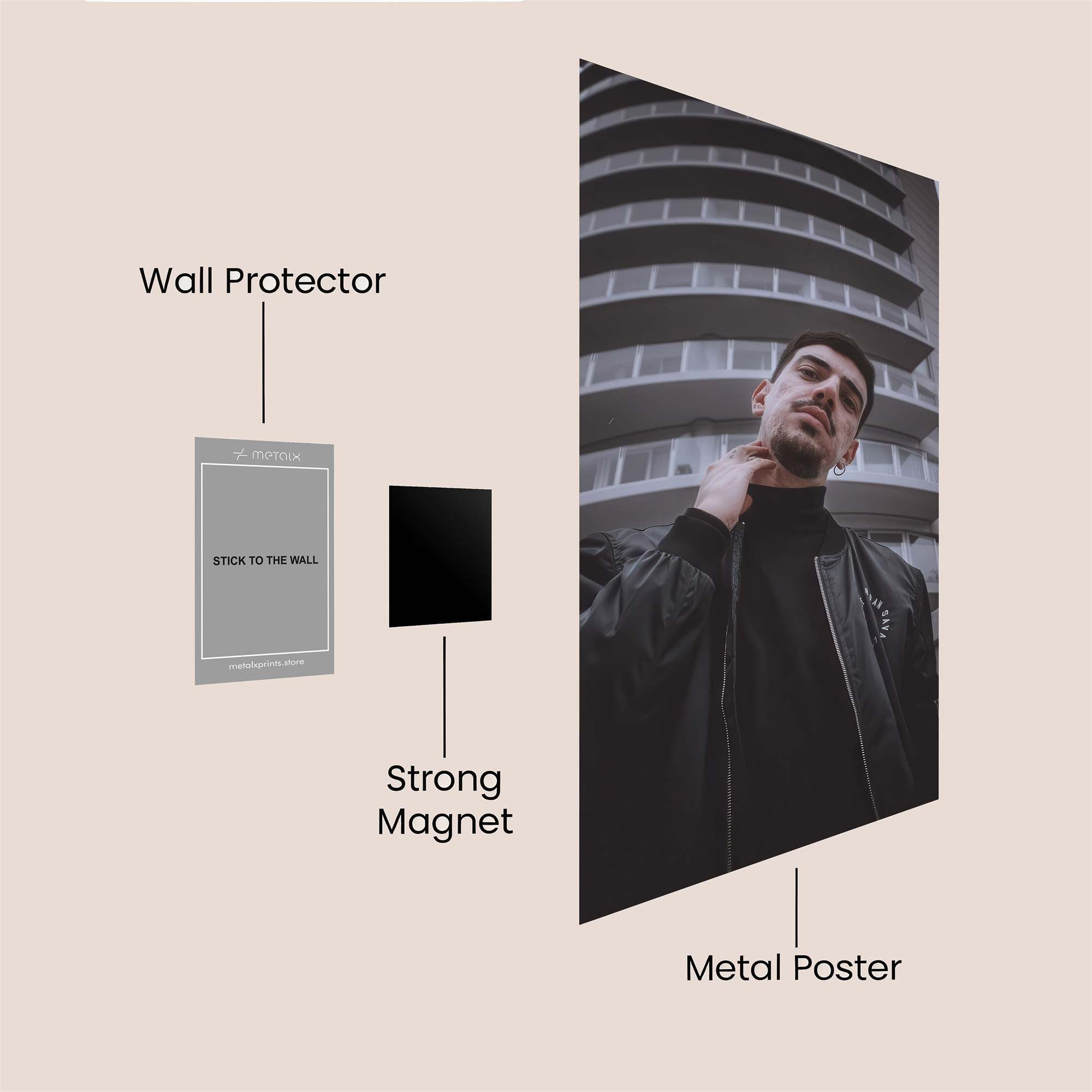 Urban Enigma Safe Wall Magnetic / M