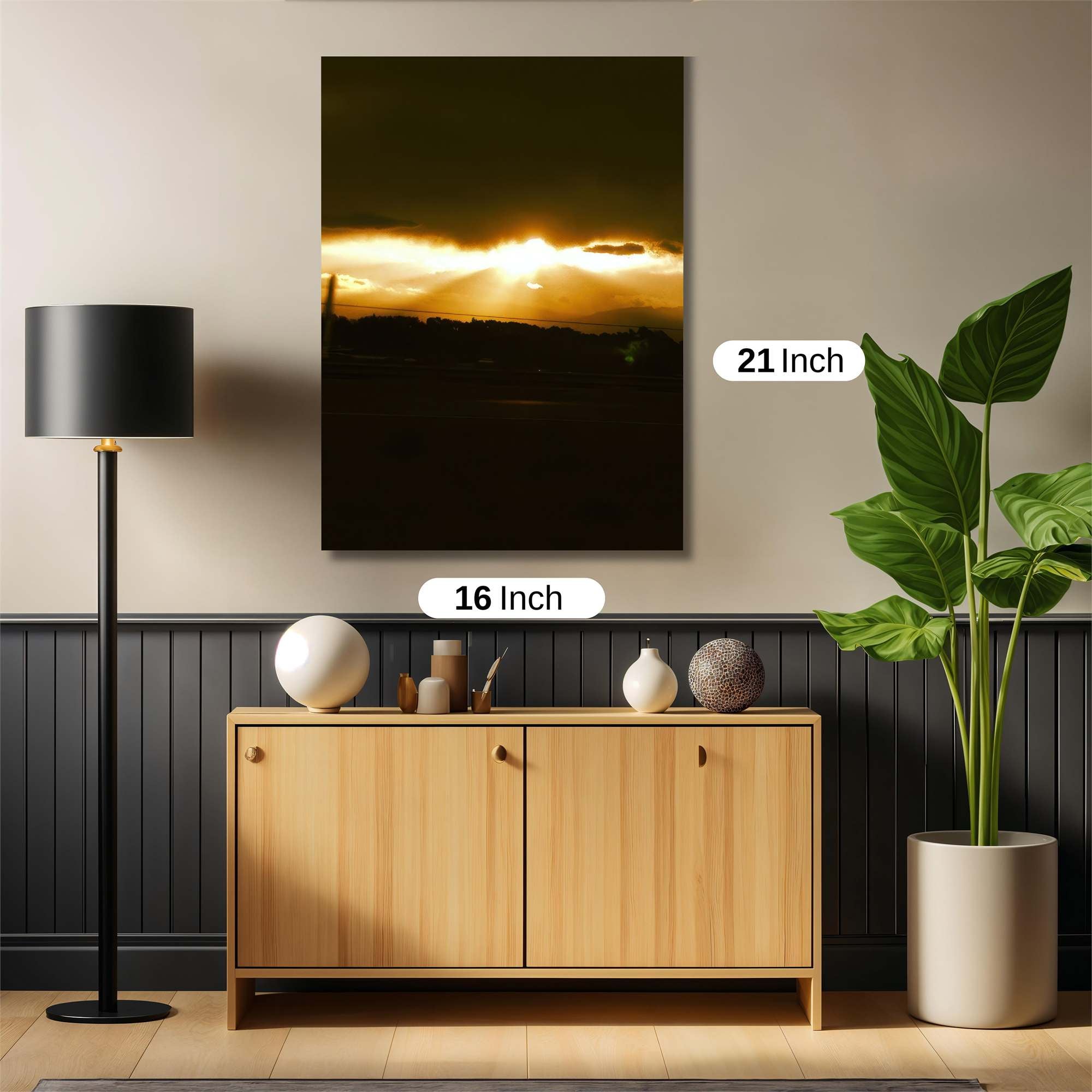 Sunset Blaze Safe Wall Magnetic / M