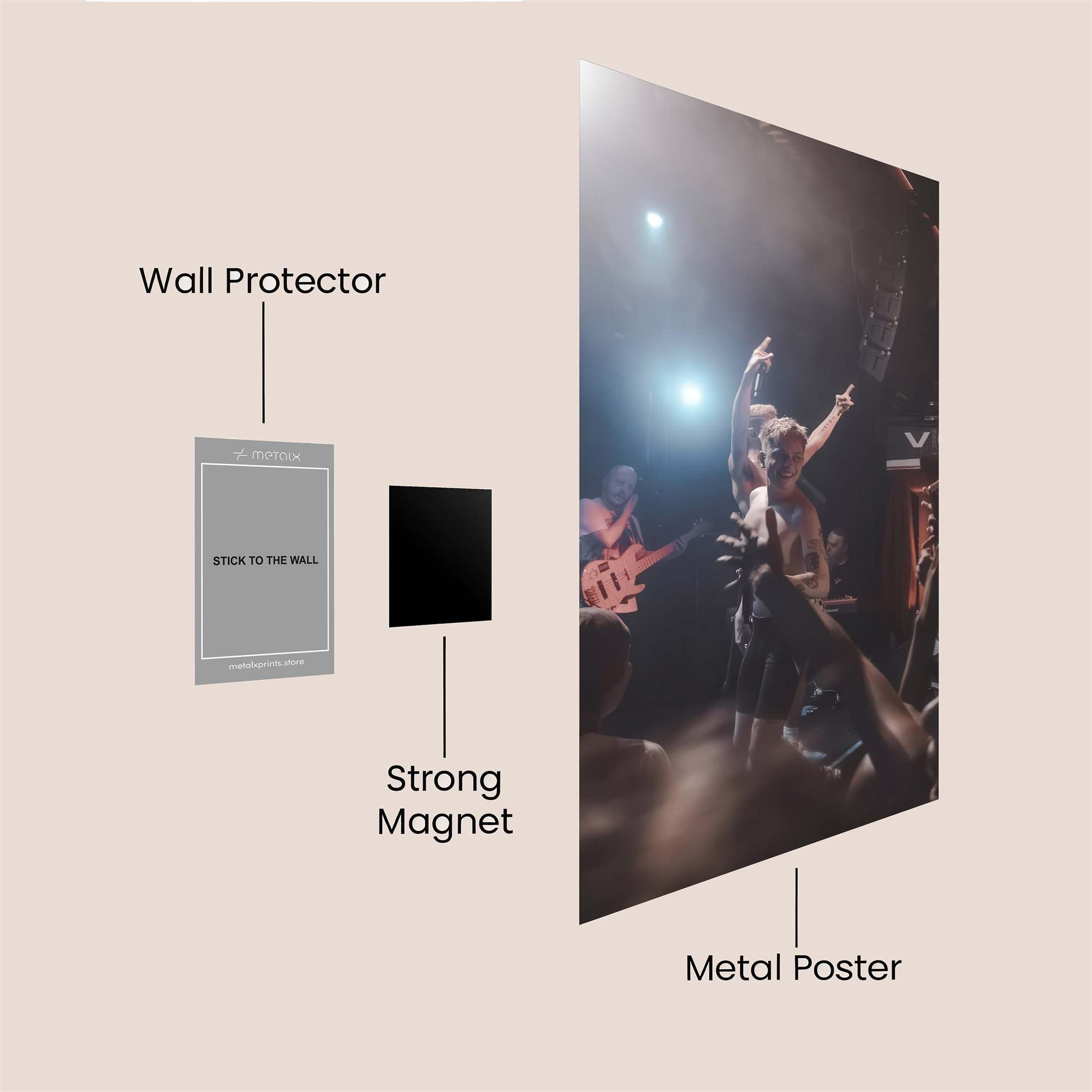 Concert Euphoria Safe Wall Magnetic / M