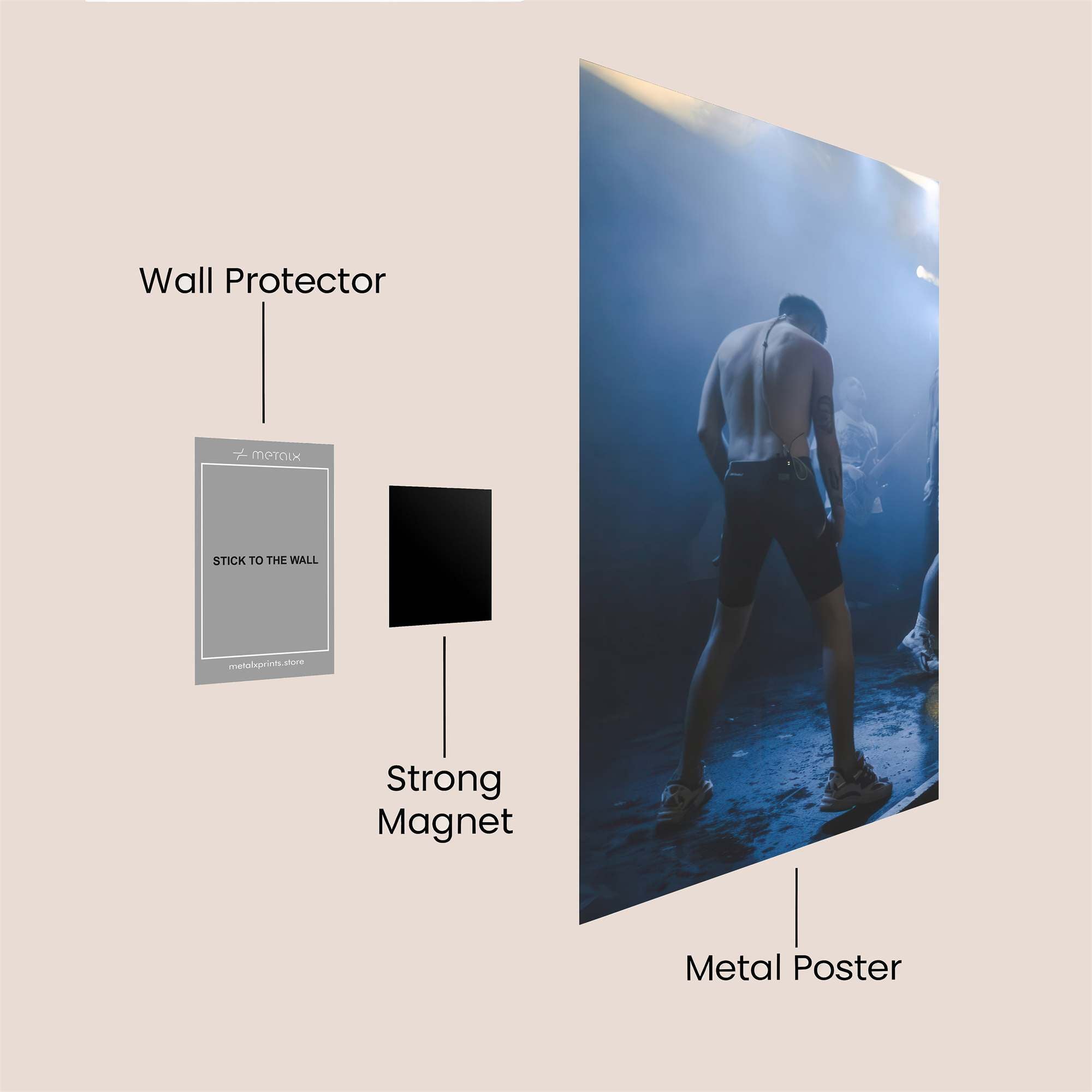 Stage Intensity Safe Wall Magnetic / M