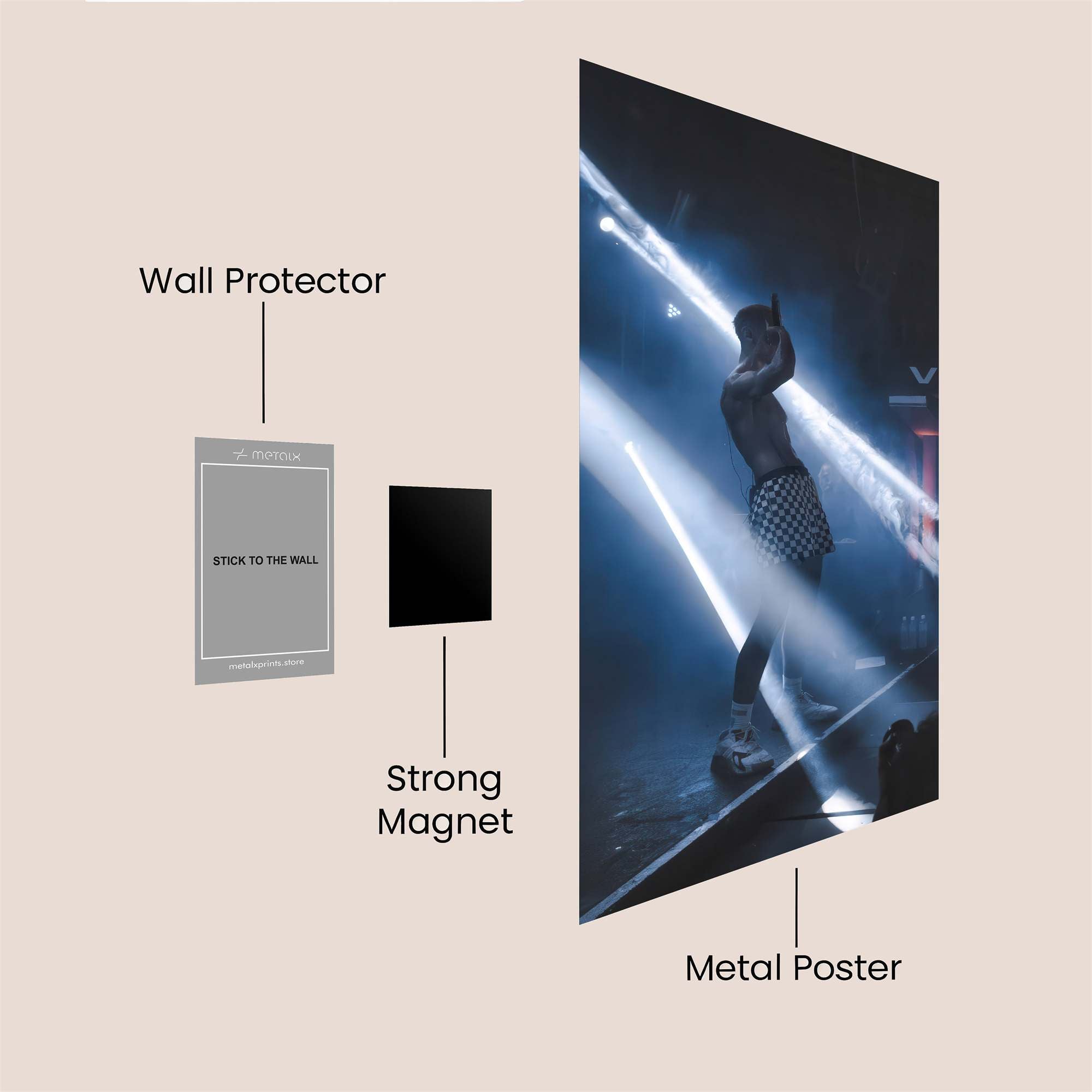 Spotlight Euphoria Safe Wall Magnetic / M