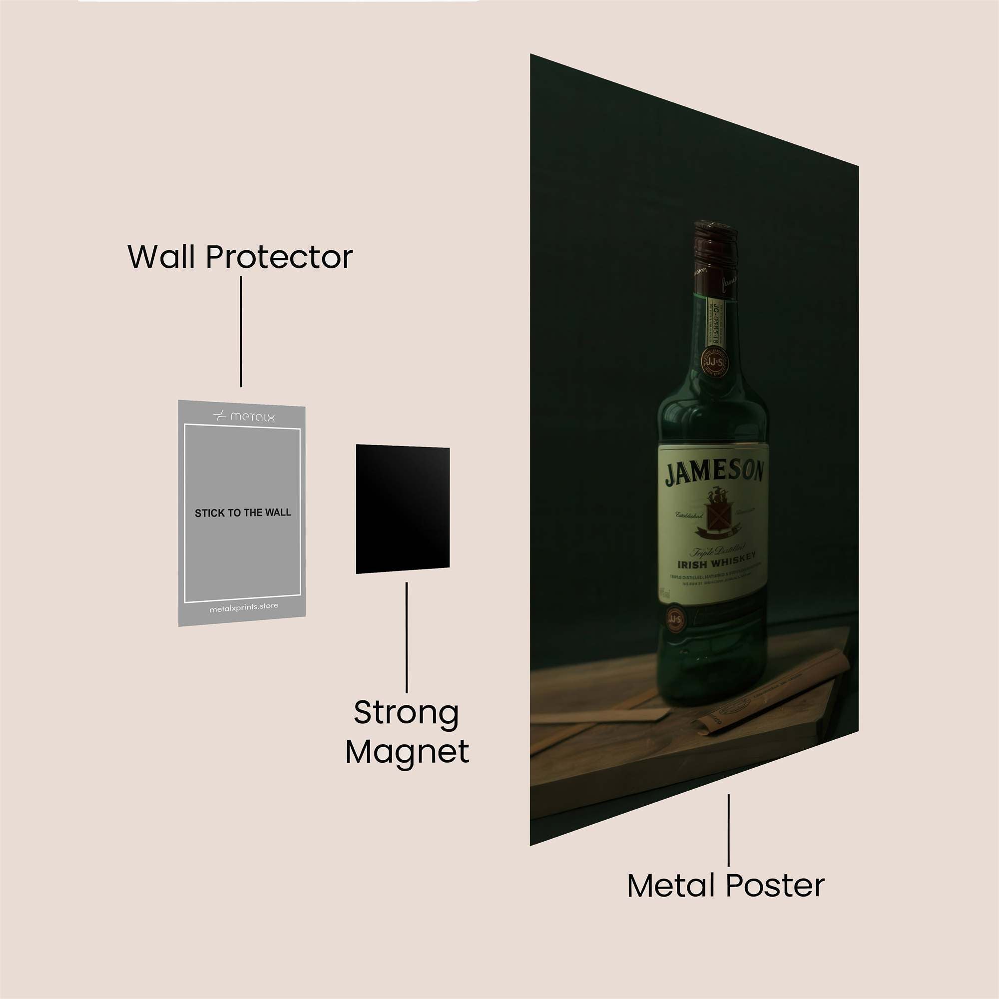 Jameson Tranquil Safe Wall Magnetic / M