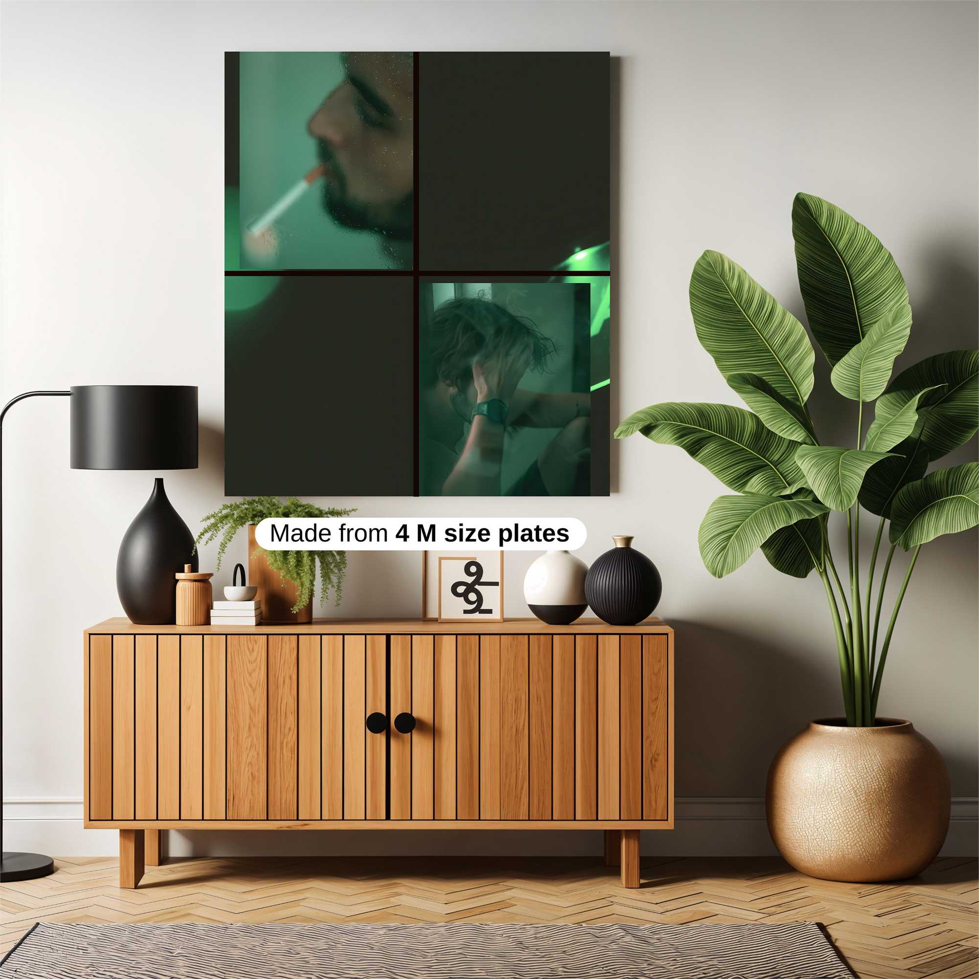 Smoking Melancholy Safe Wall Magnetic / M