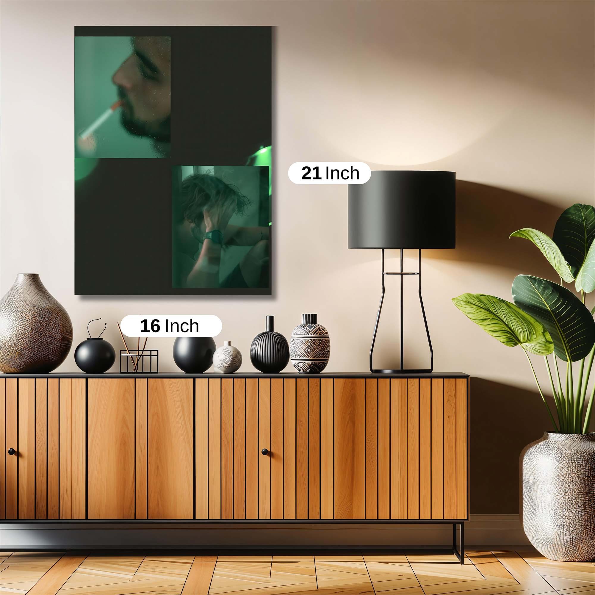 Smoking Melancholy Safe Wall Magnetic / M