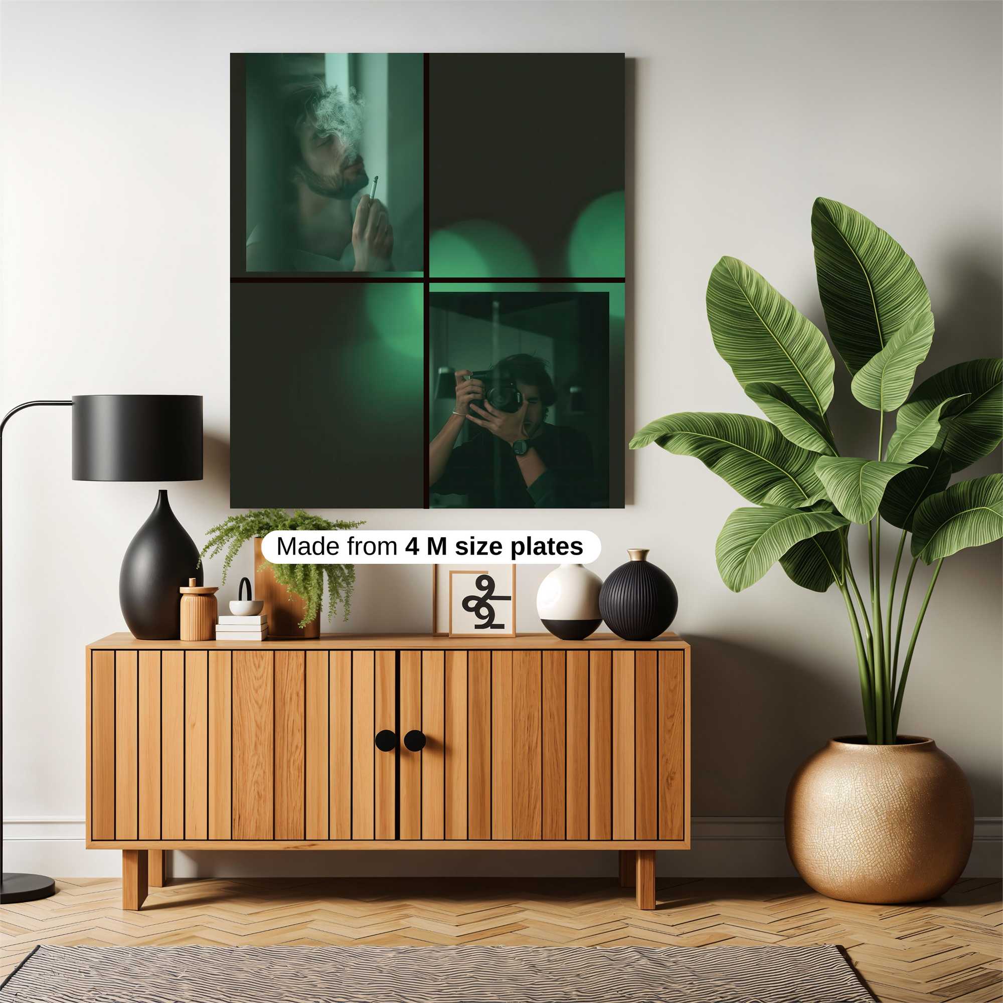 Smoke Reflection Safe Wall Magnetic / M