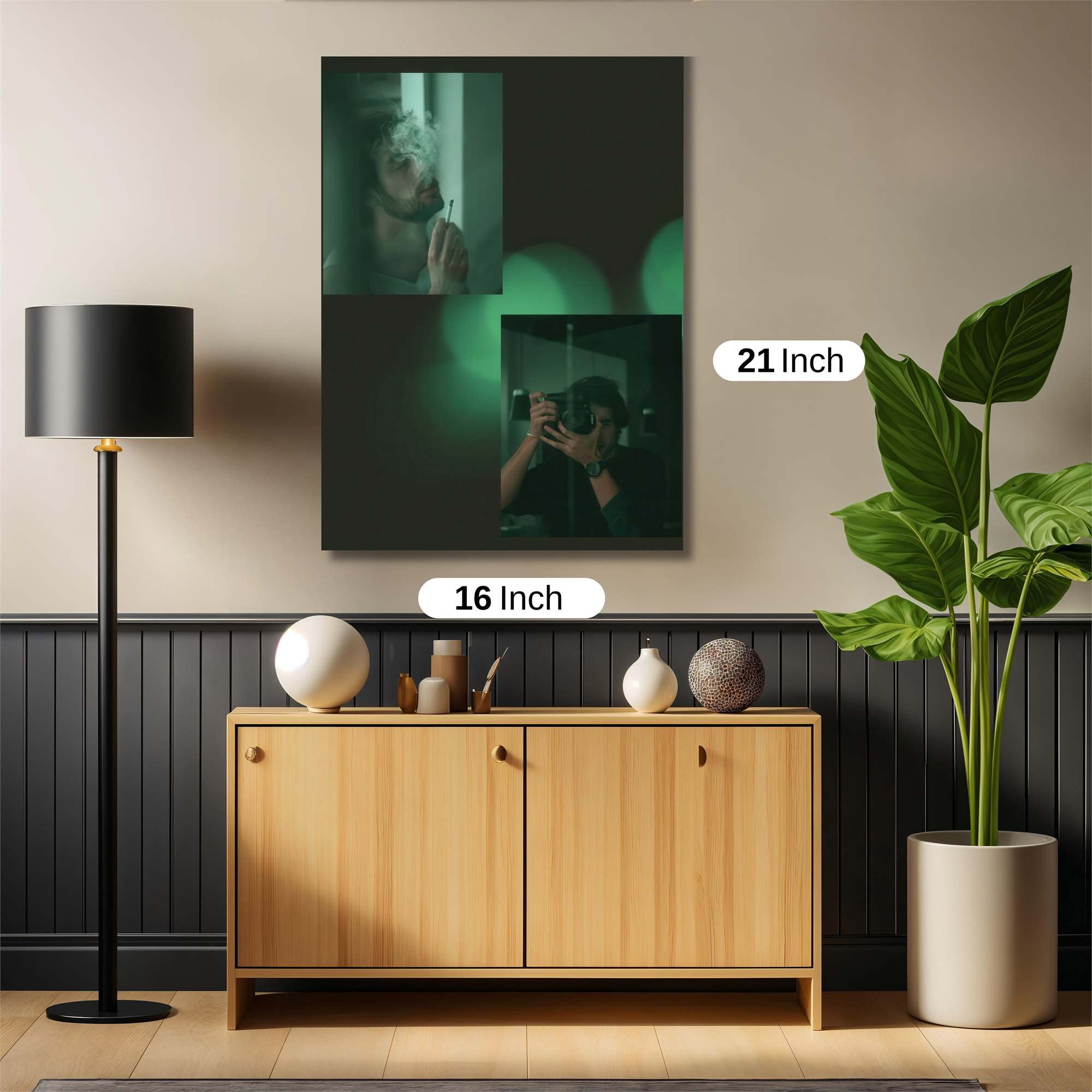 Smoke Reflection Safe Wall Magnetic / M