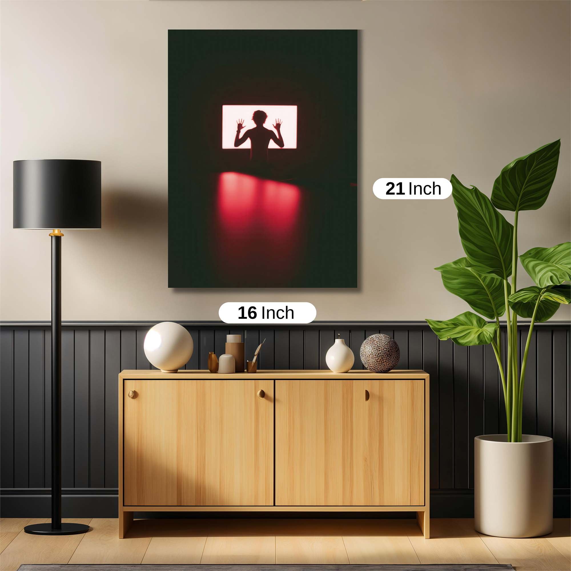 Silhouette Eerie Safe Wall Magnetic / M