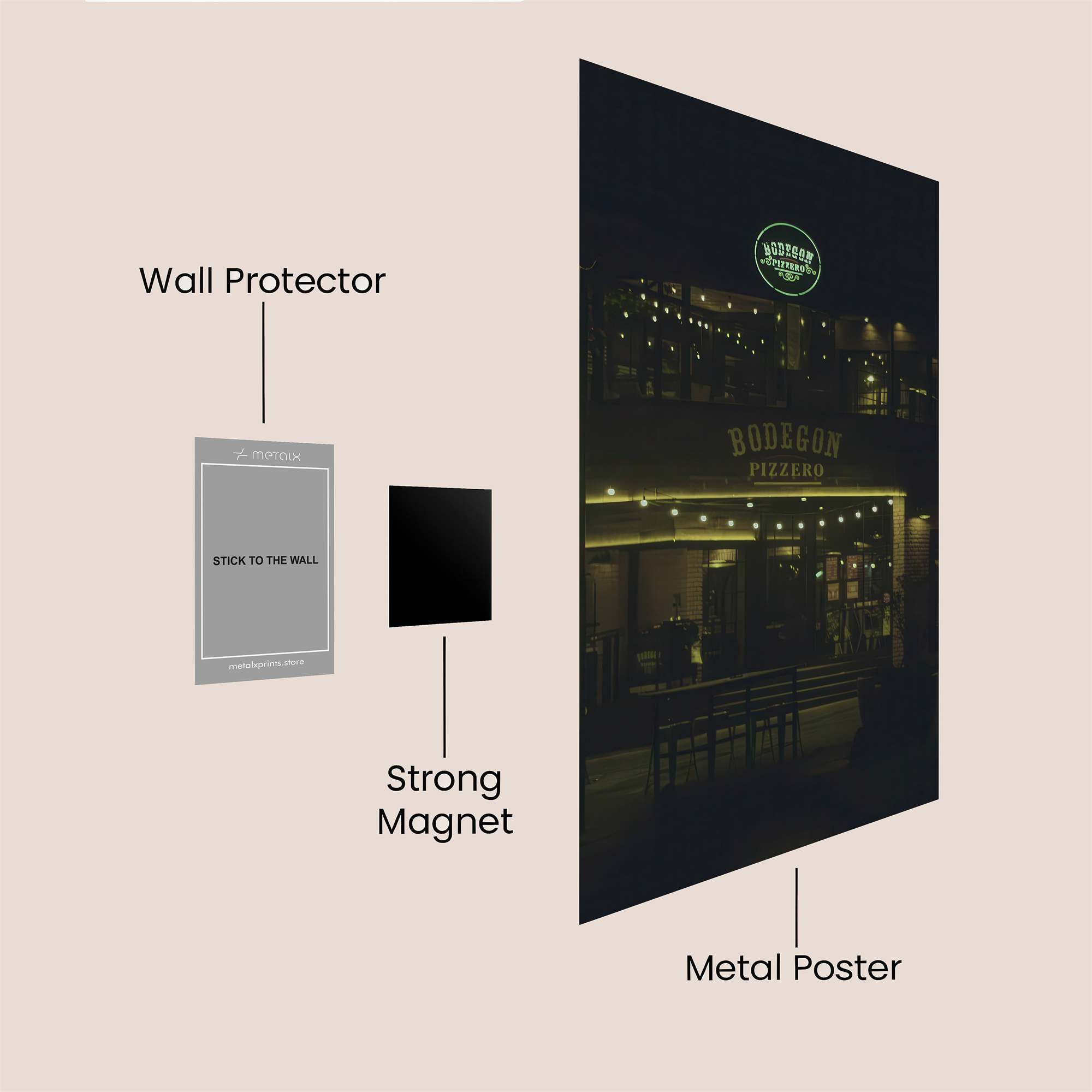 Bodegon Bliss Safe Wall Magnetic / M