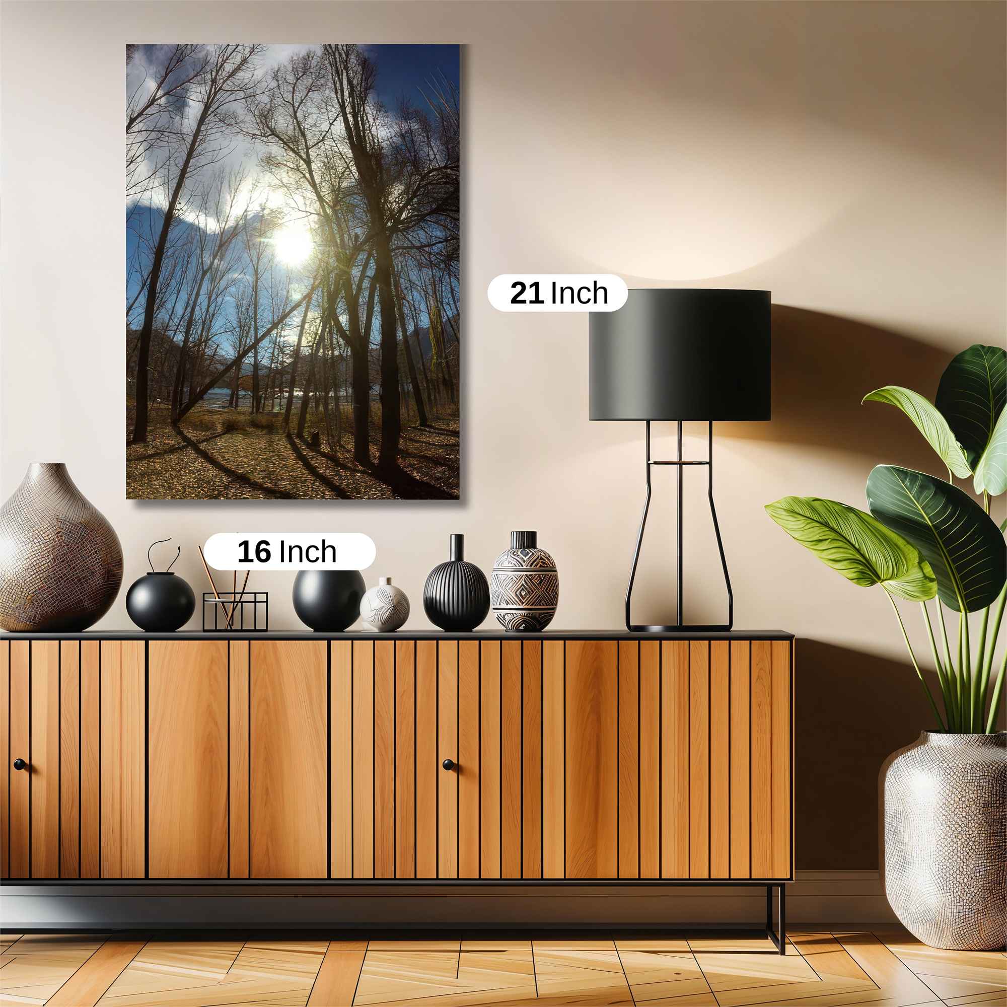 Sunlit Serenity Safe Wall Magnetic / M