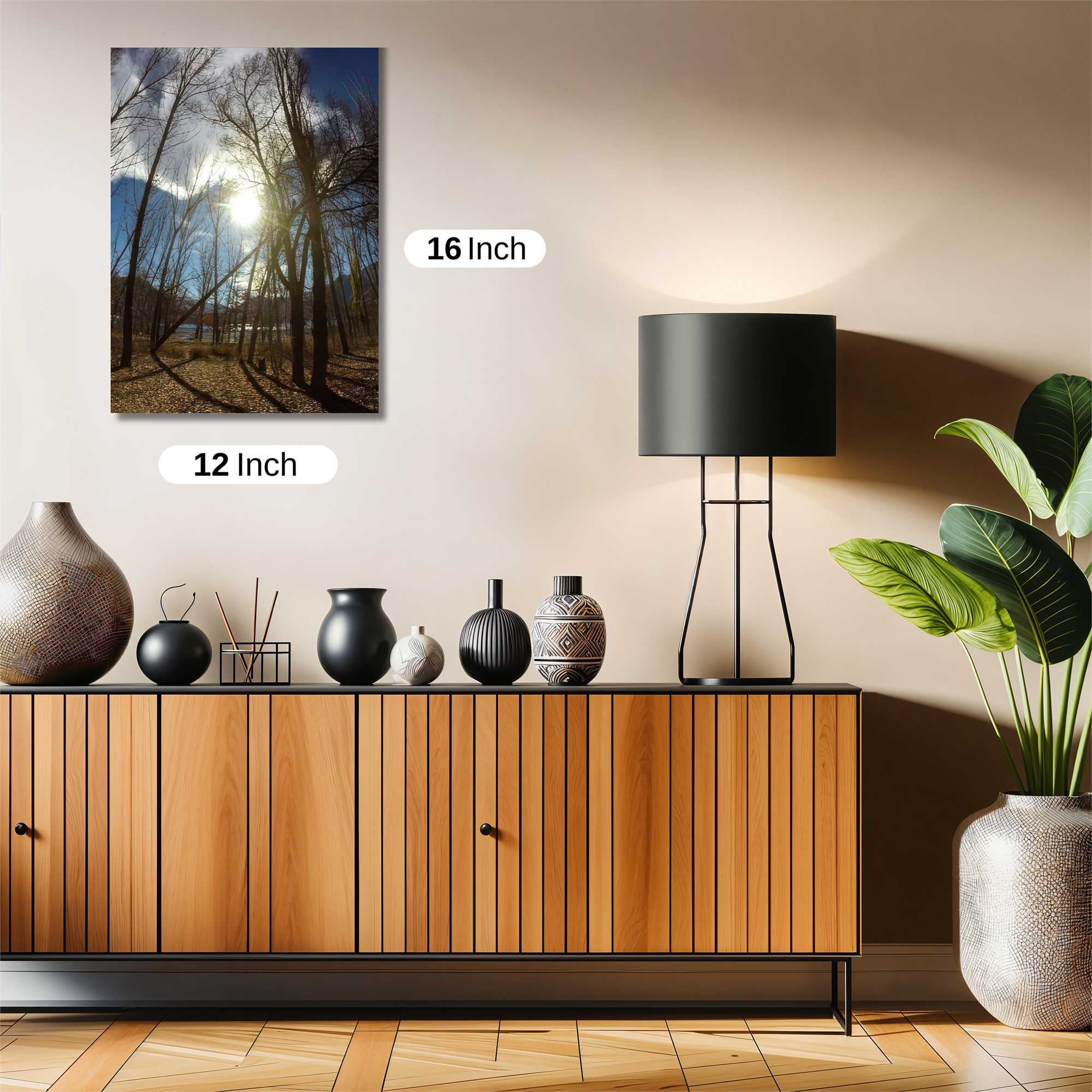 Sunlit Serenity Safe Wall Magnetic / M