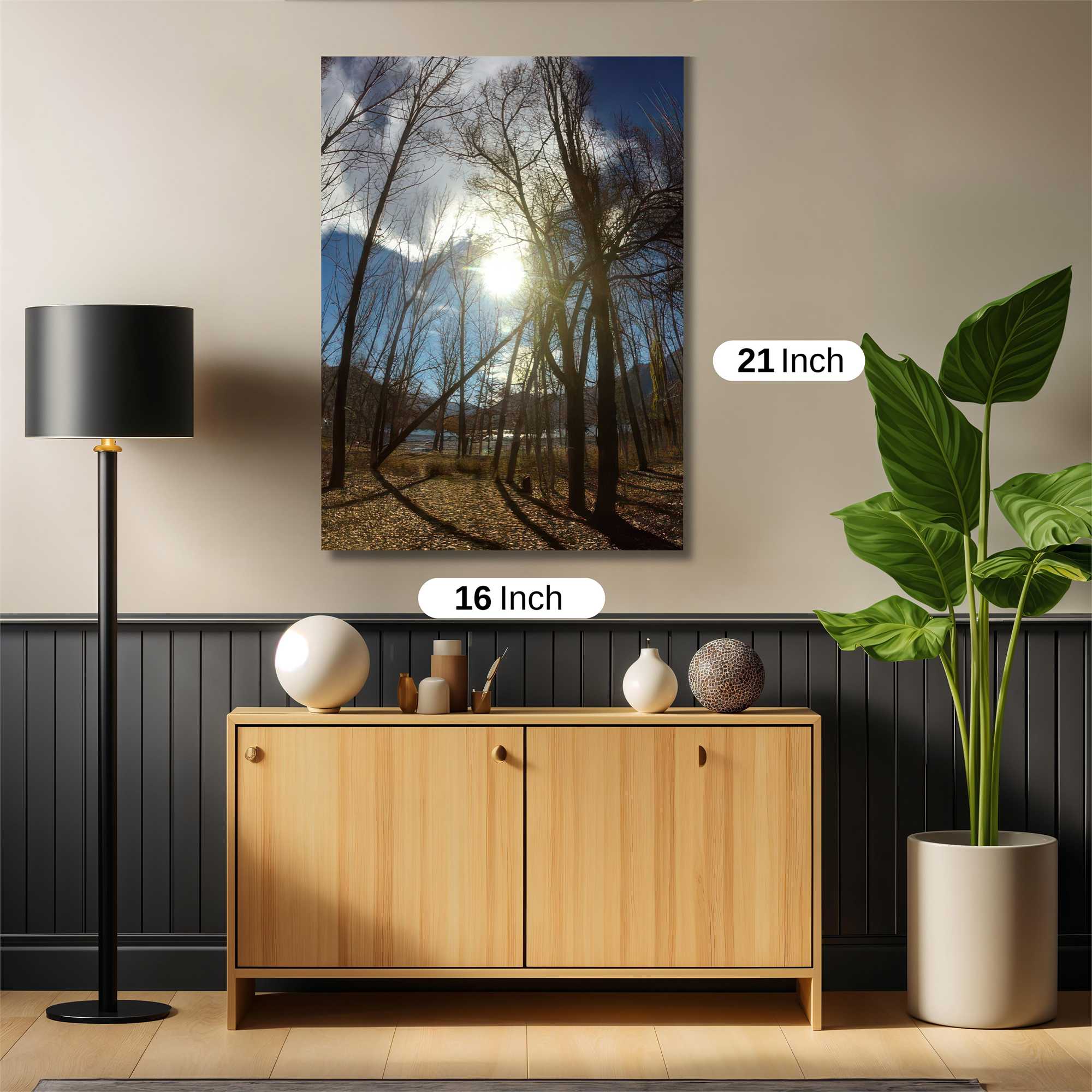 Sunlit Serenity Safe Wall Magnetic / M