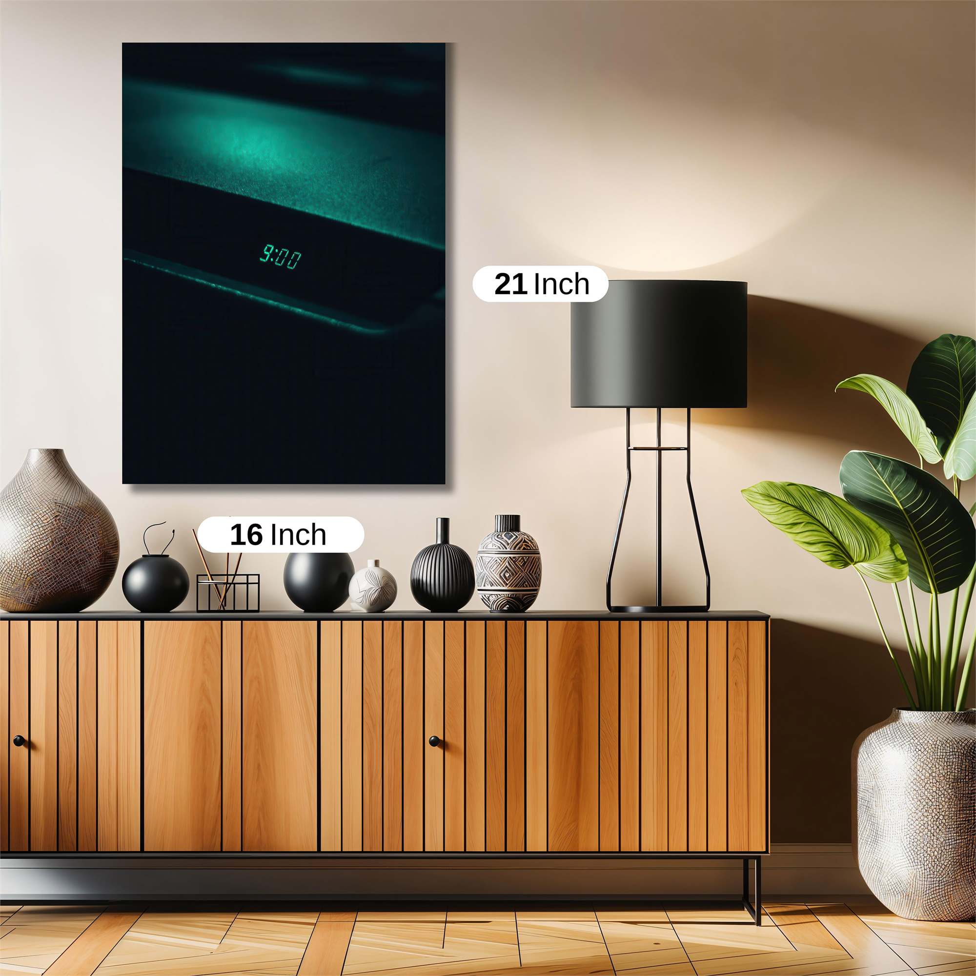 Clock Serene Safe Wall Magnetic / M