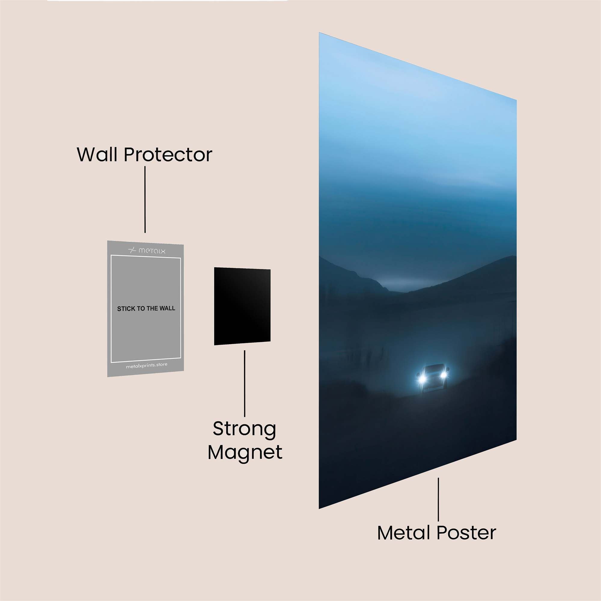 Journey Enigmatic Safe Wall Magnetic / M