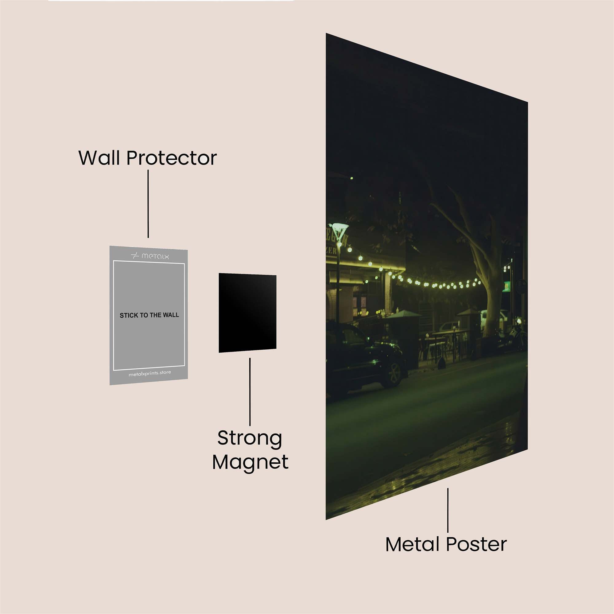 Night Whispers Safe Wall Magnetic / M