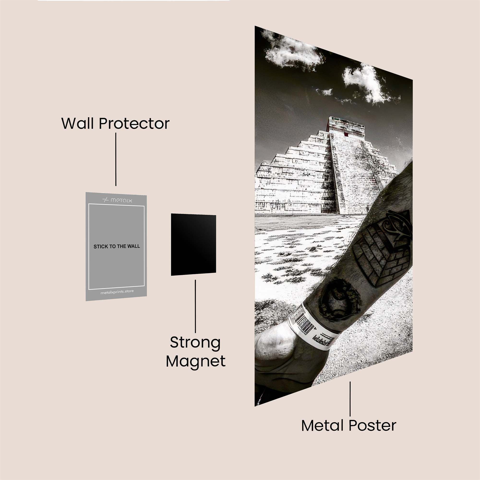 Vader Resolute Safe Wall Magnetic / M