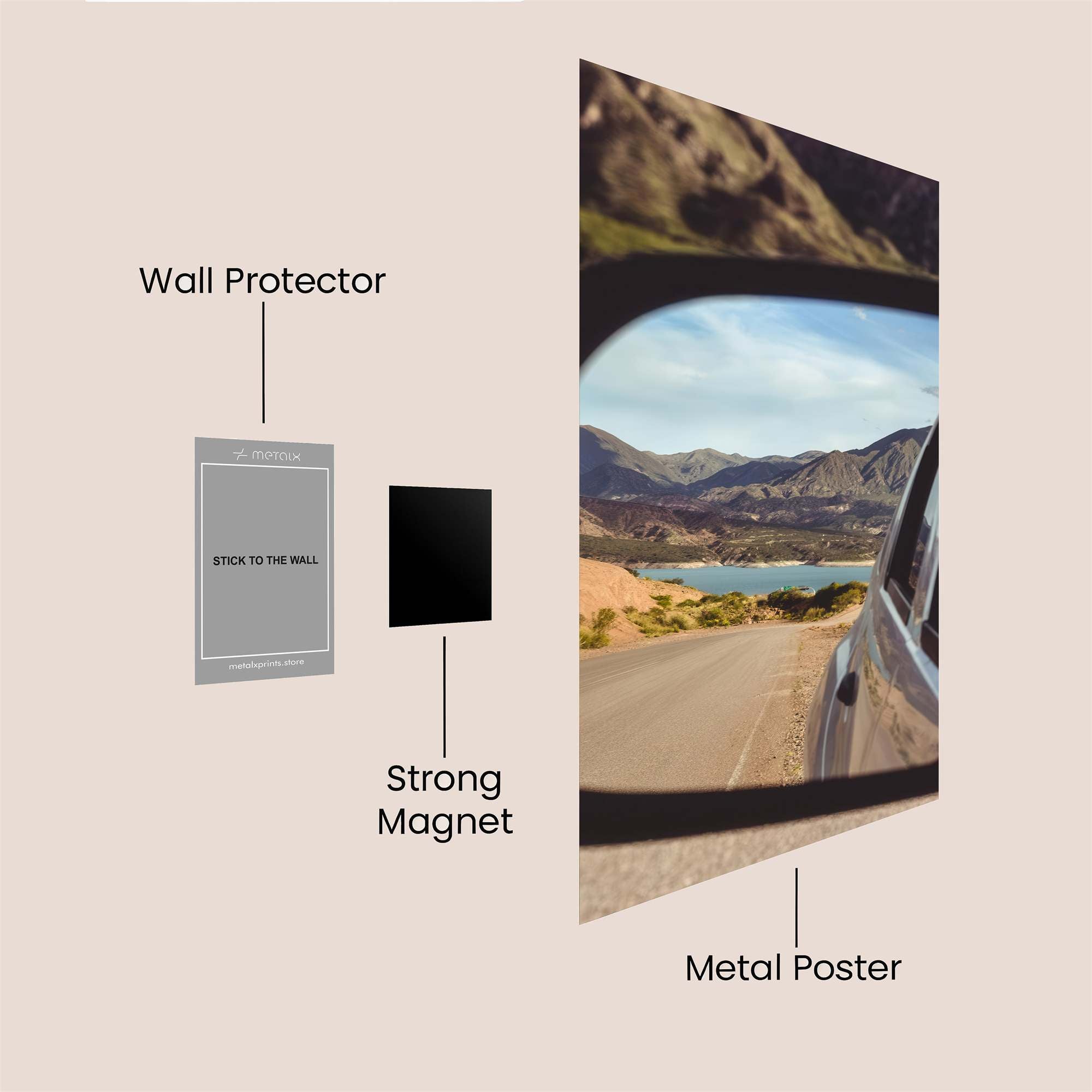 Journey Serene Safe Wall Magnetic / M