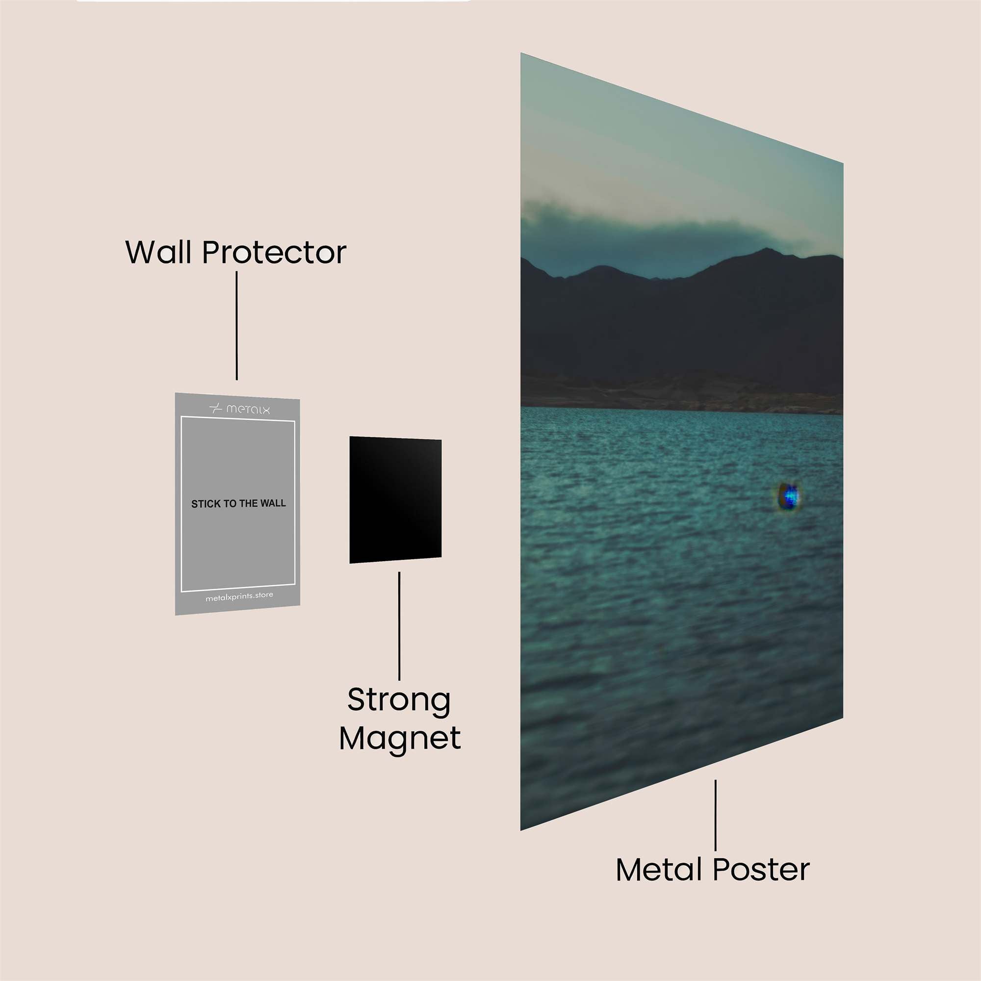 Buoy Tranquility Safe Wall Magnetic / M