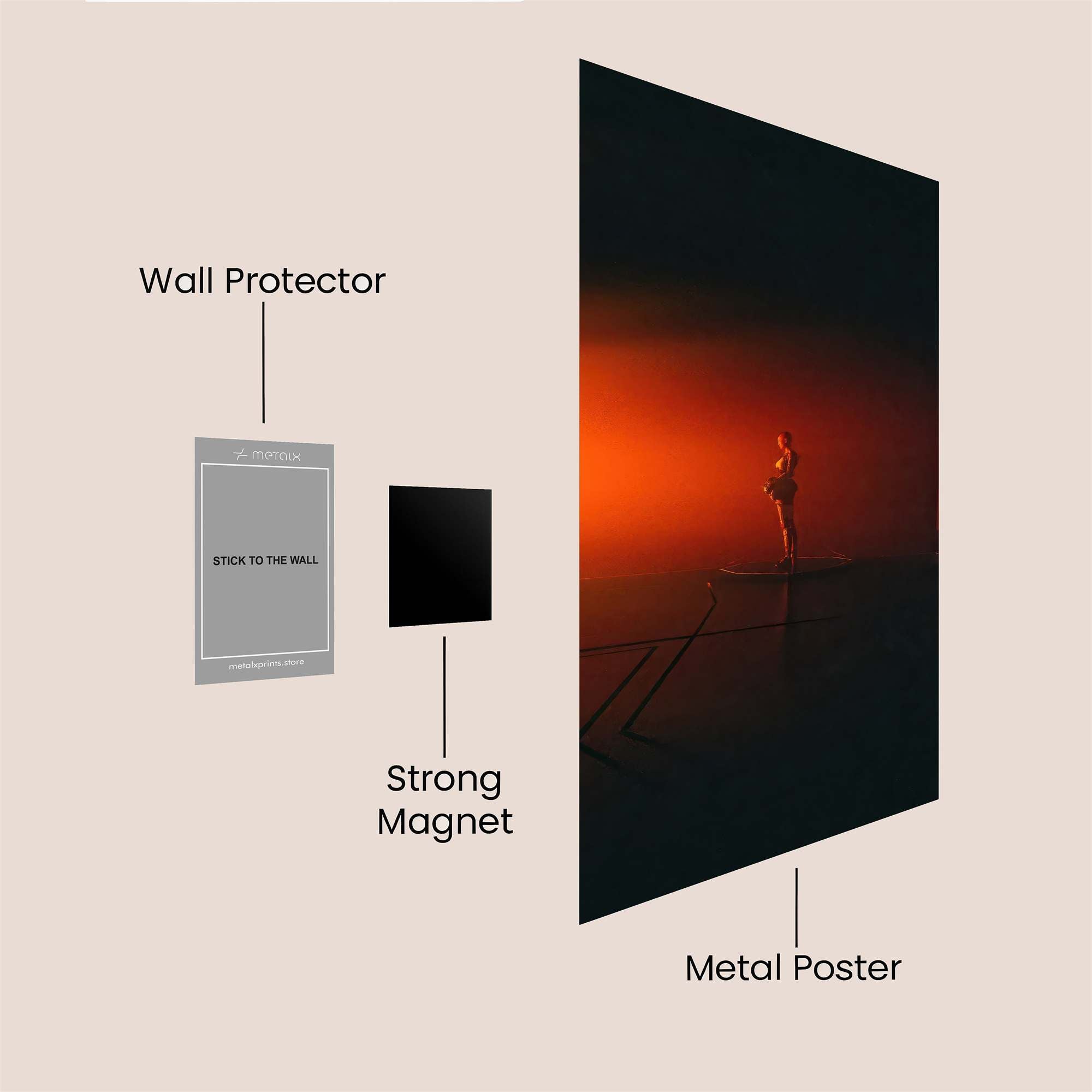Figure Gloom Safe Wall Magnetic / M