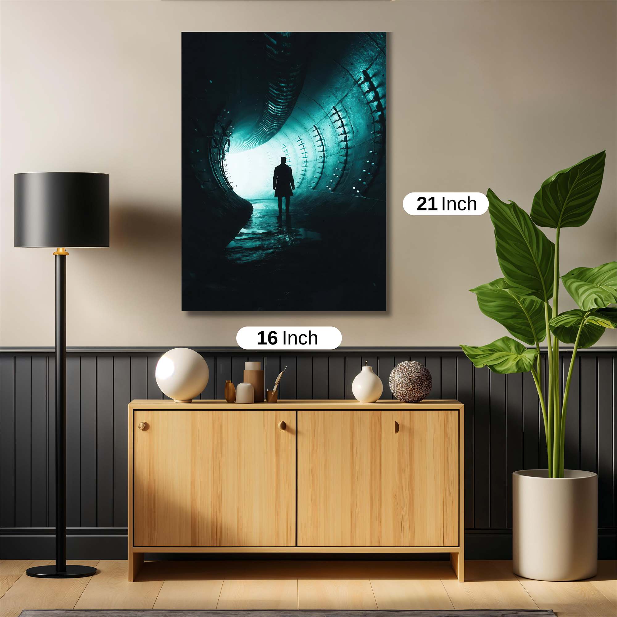 Tunnel Mystery Safe Wall Magnetic / M