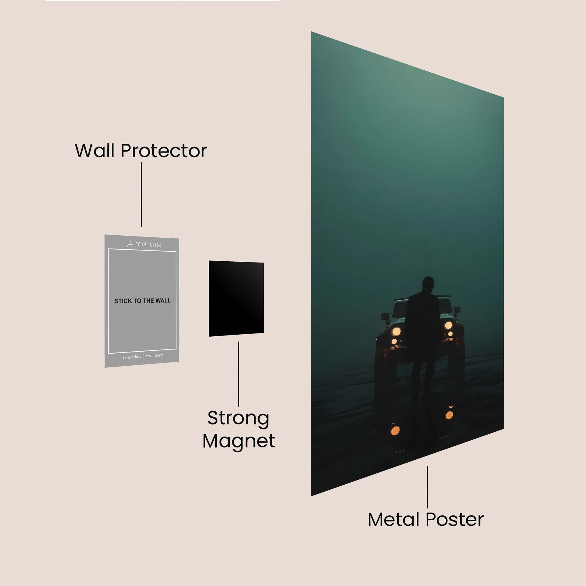 Fogbound Mystery Safe Wall Magnetic / M