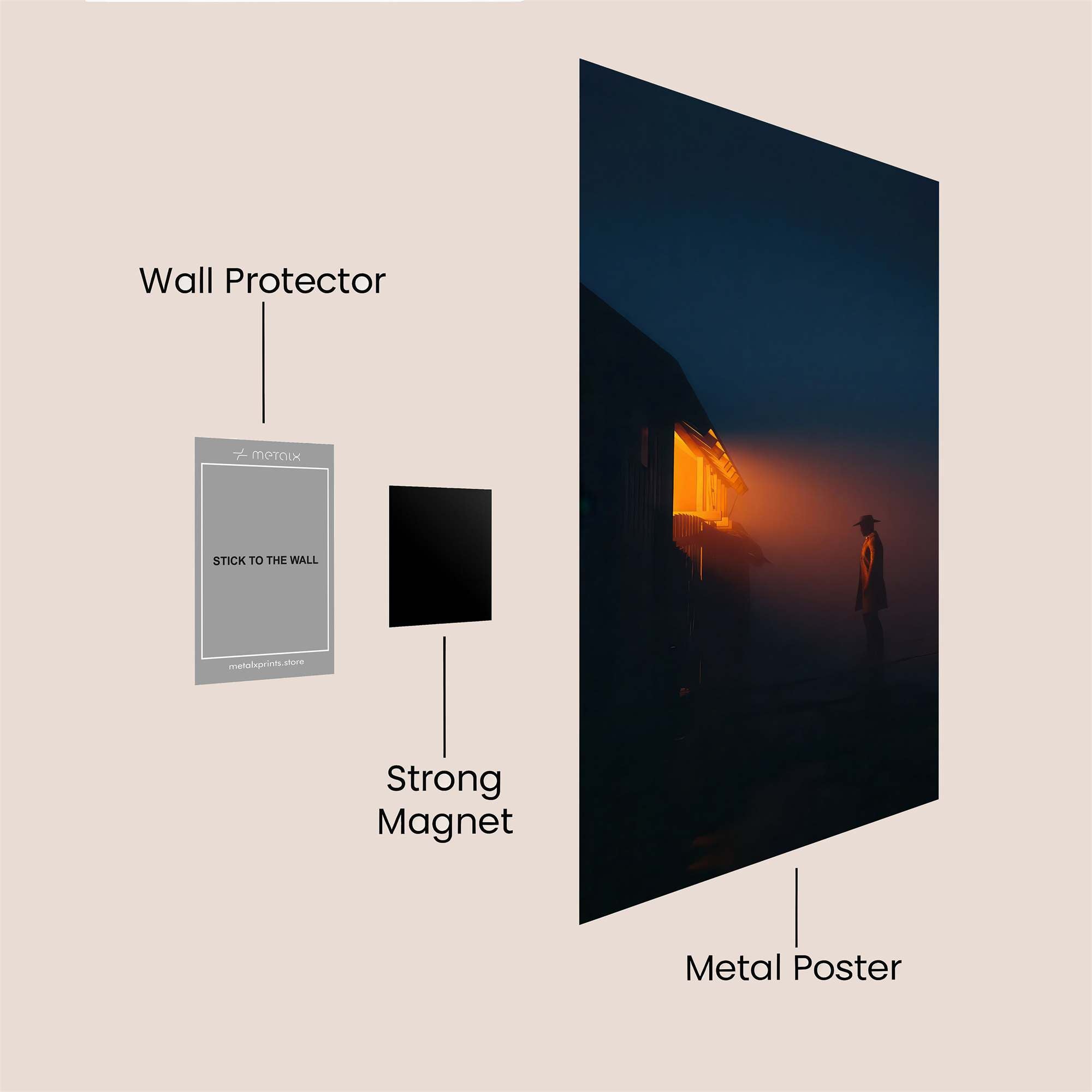Lone Wanderer Safe Wall Magnetic / M