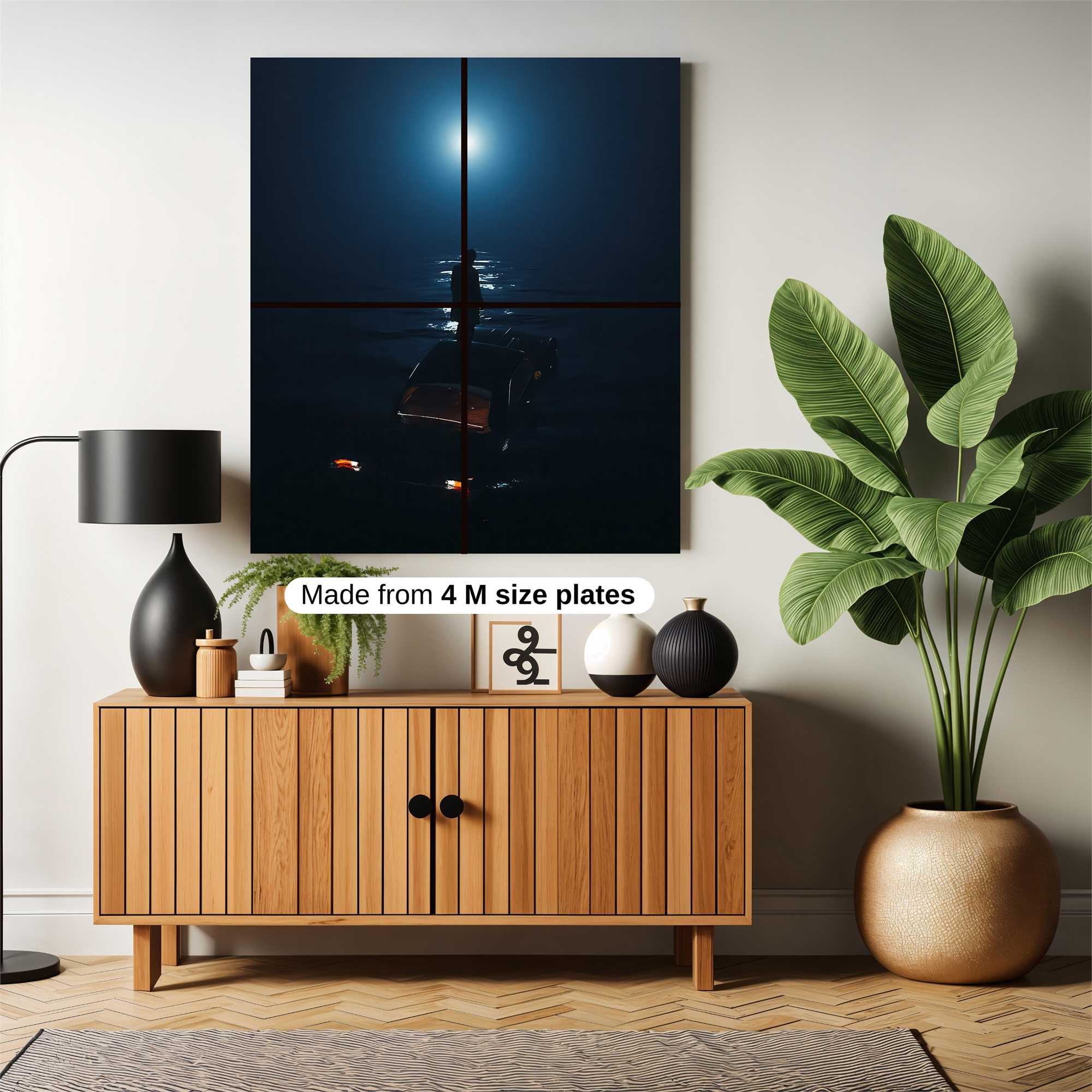 Moonlit Solitude Safe Wall Magnetic / M