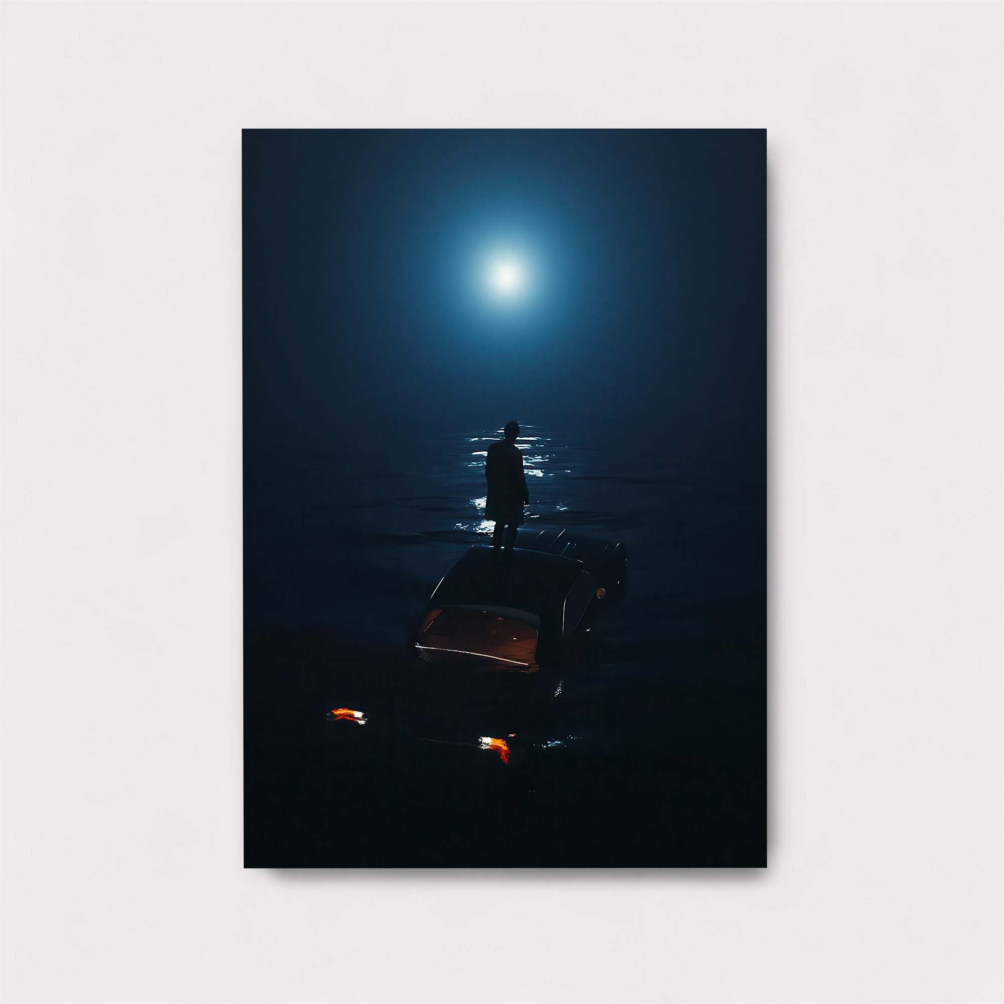 Moonlit Solitude Safe Wall Magnetic / M