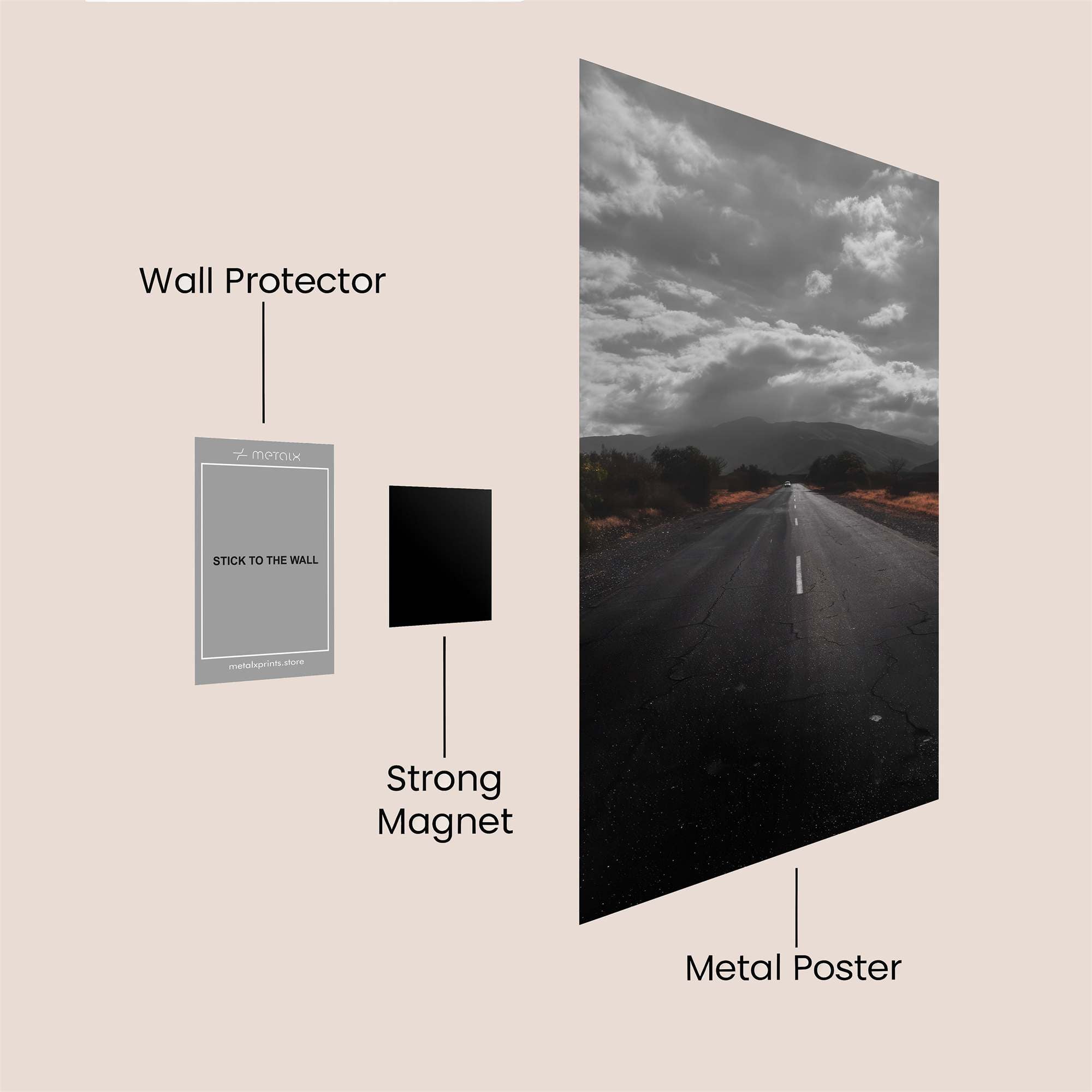 Journey Gloom Safe Wall Magnetic / M