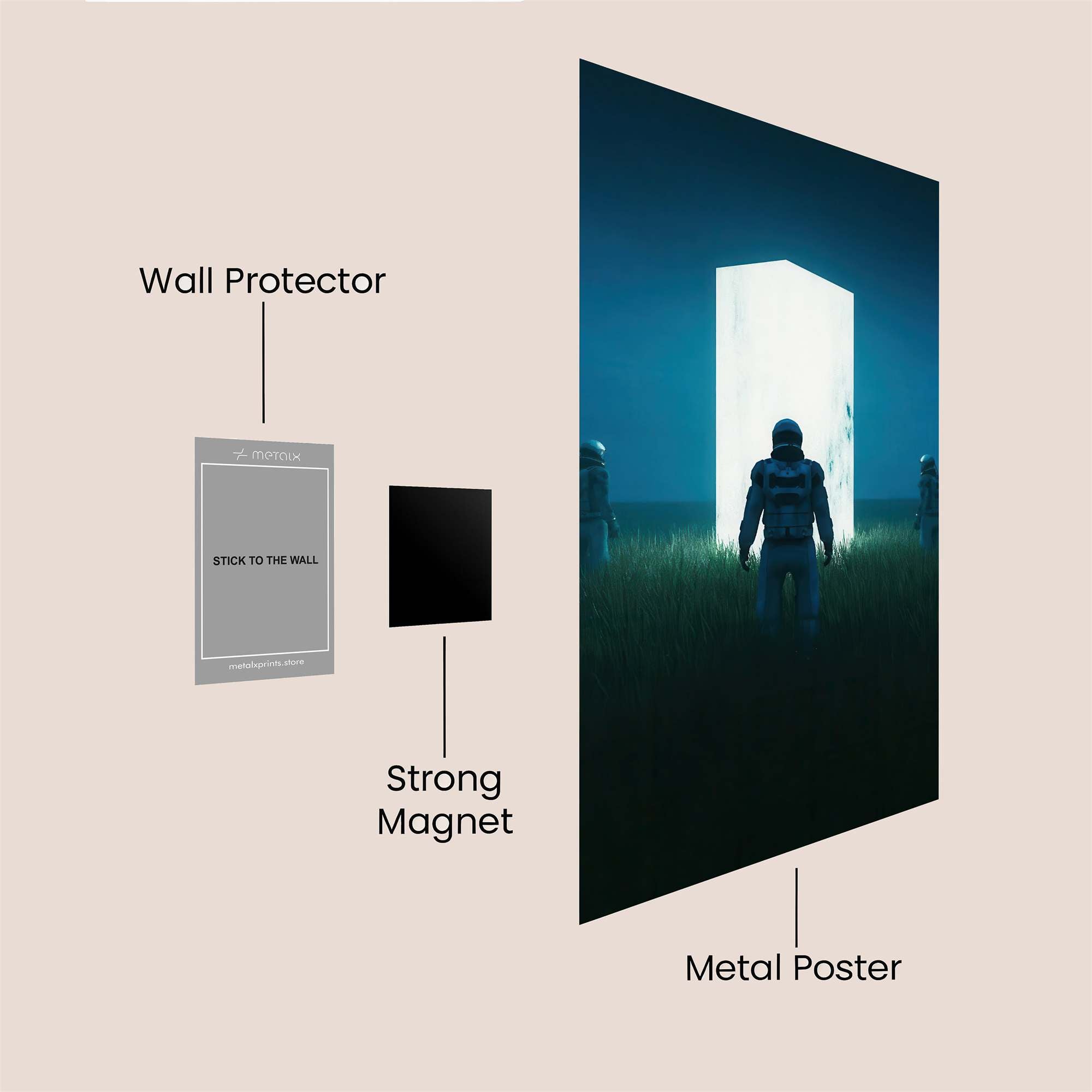 Portal Enigma Safe Wall Magnetic / M