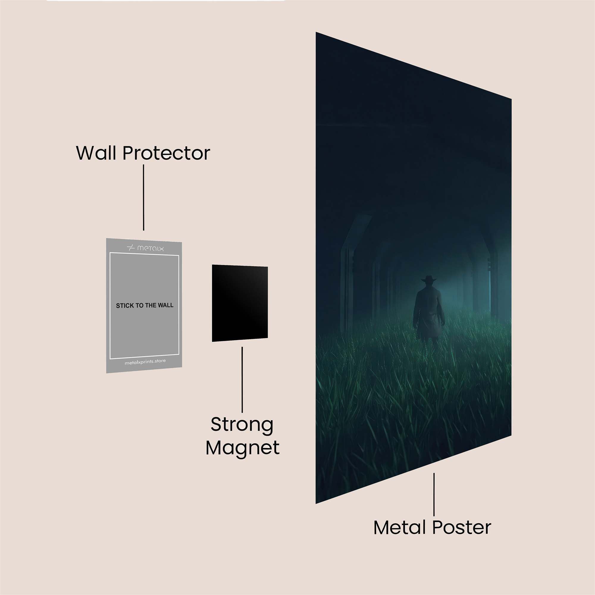 Lone Wanderer Safe Wall Magnetic / M
