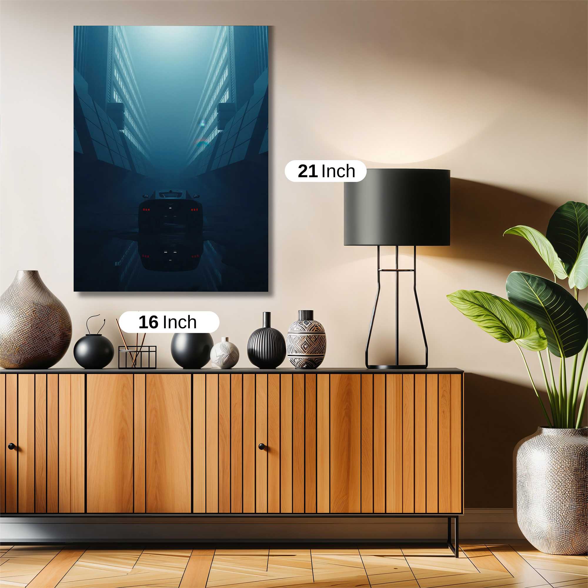 Cityscape Dream Safe Wall Magnetic / M