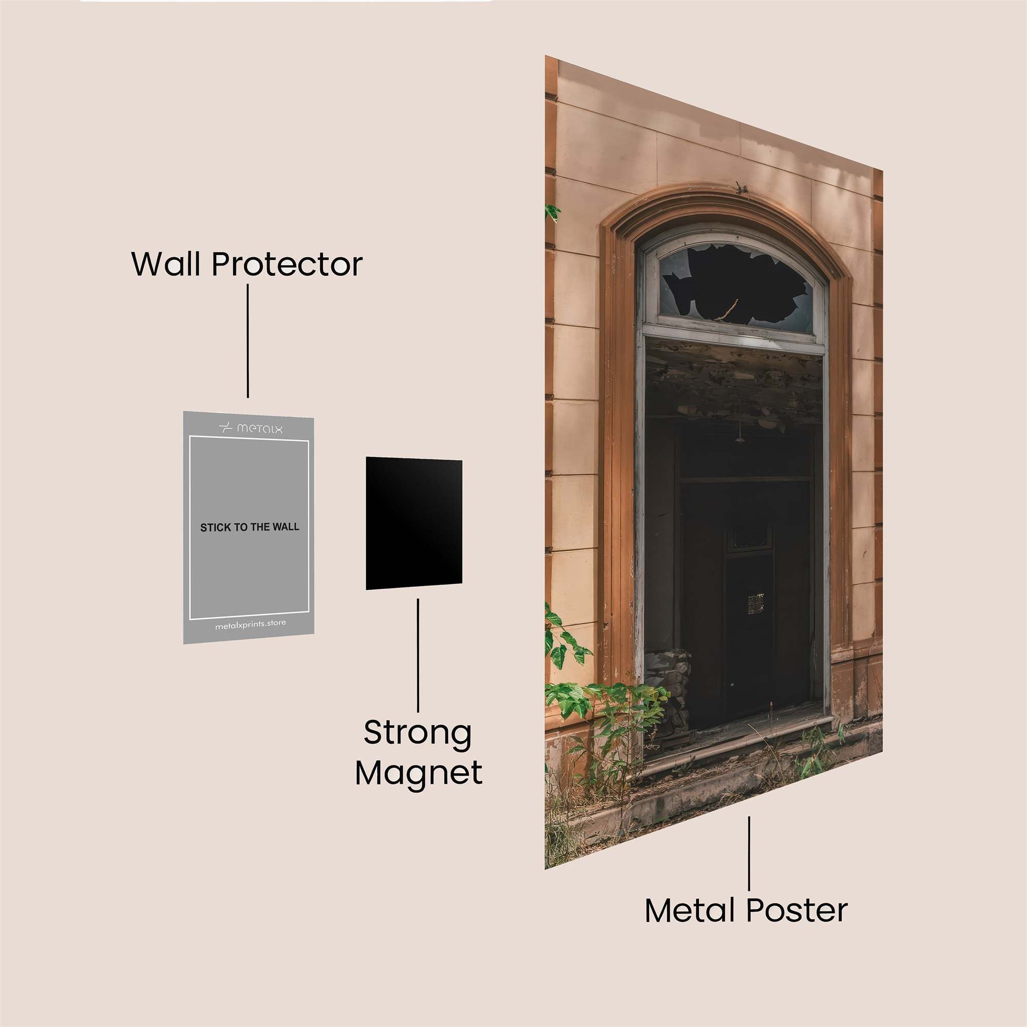 Abandoned Echo Safe Wall Magnetic / M