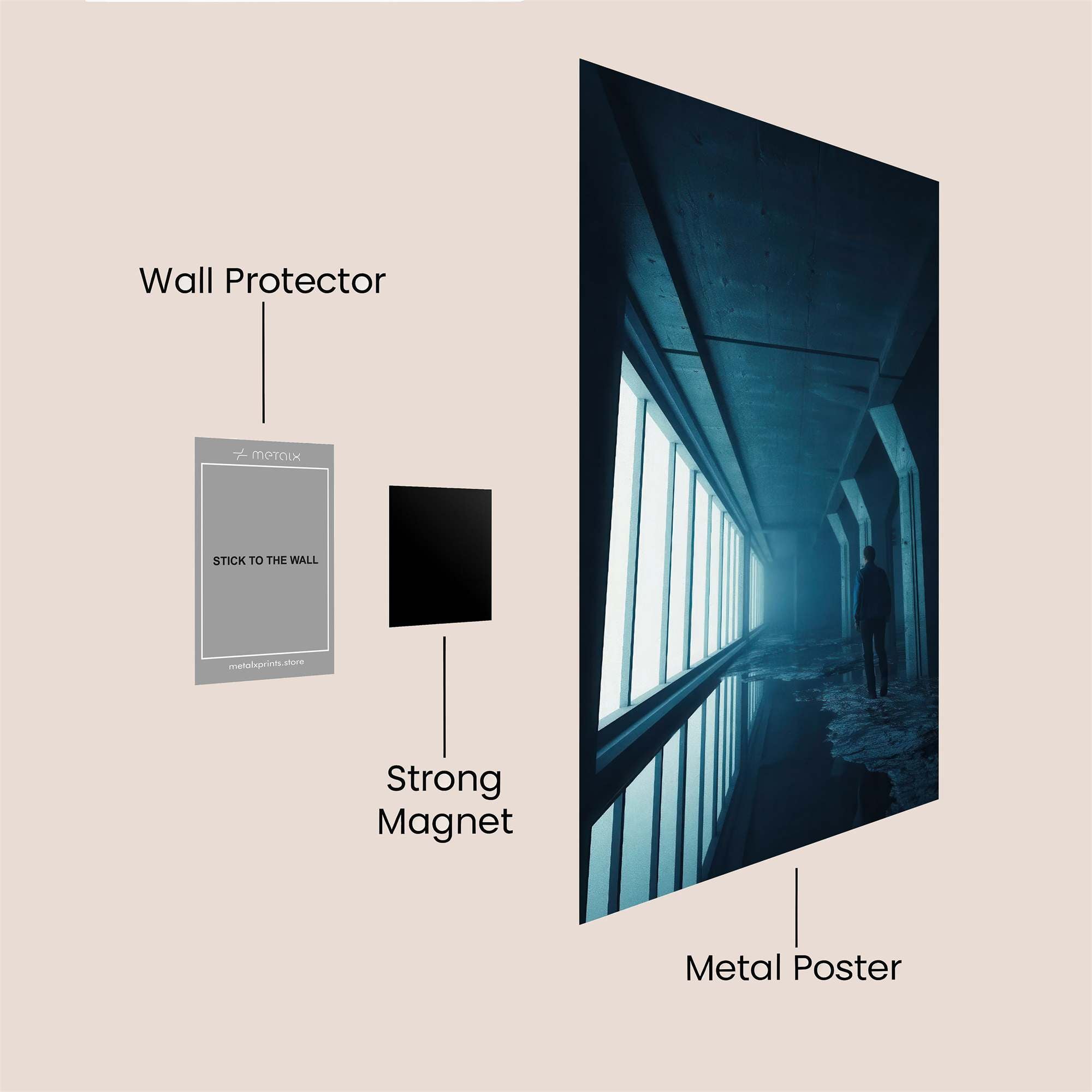 Corridor Mystery Safe Wall Magnetic / M