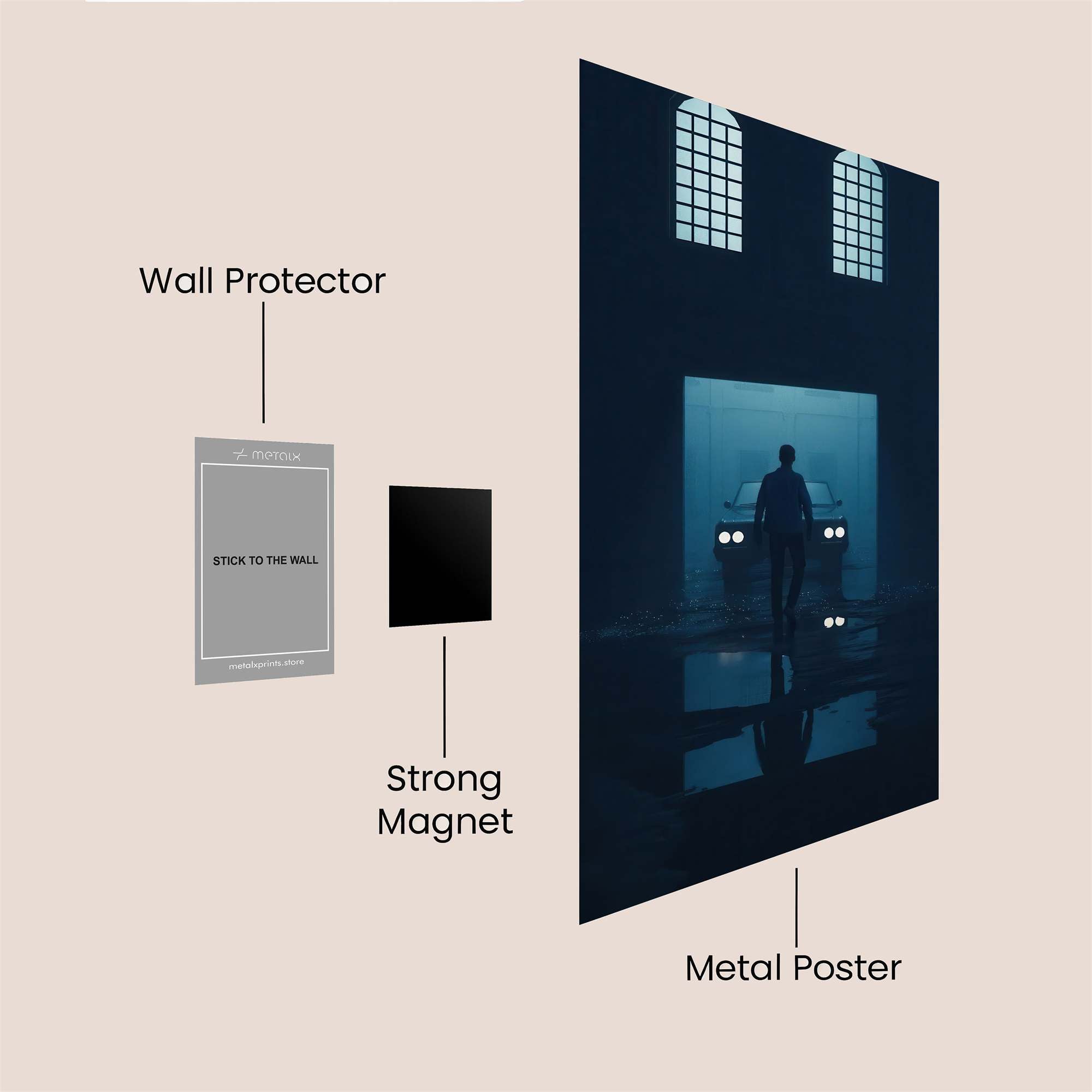 Gateway Mystery Safe Wall Magnetic / M