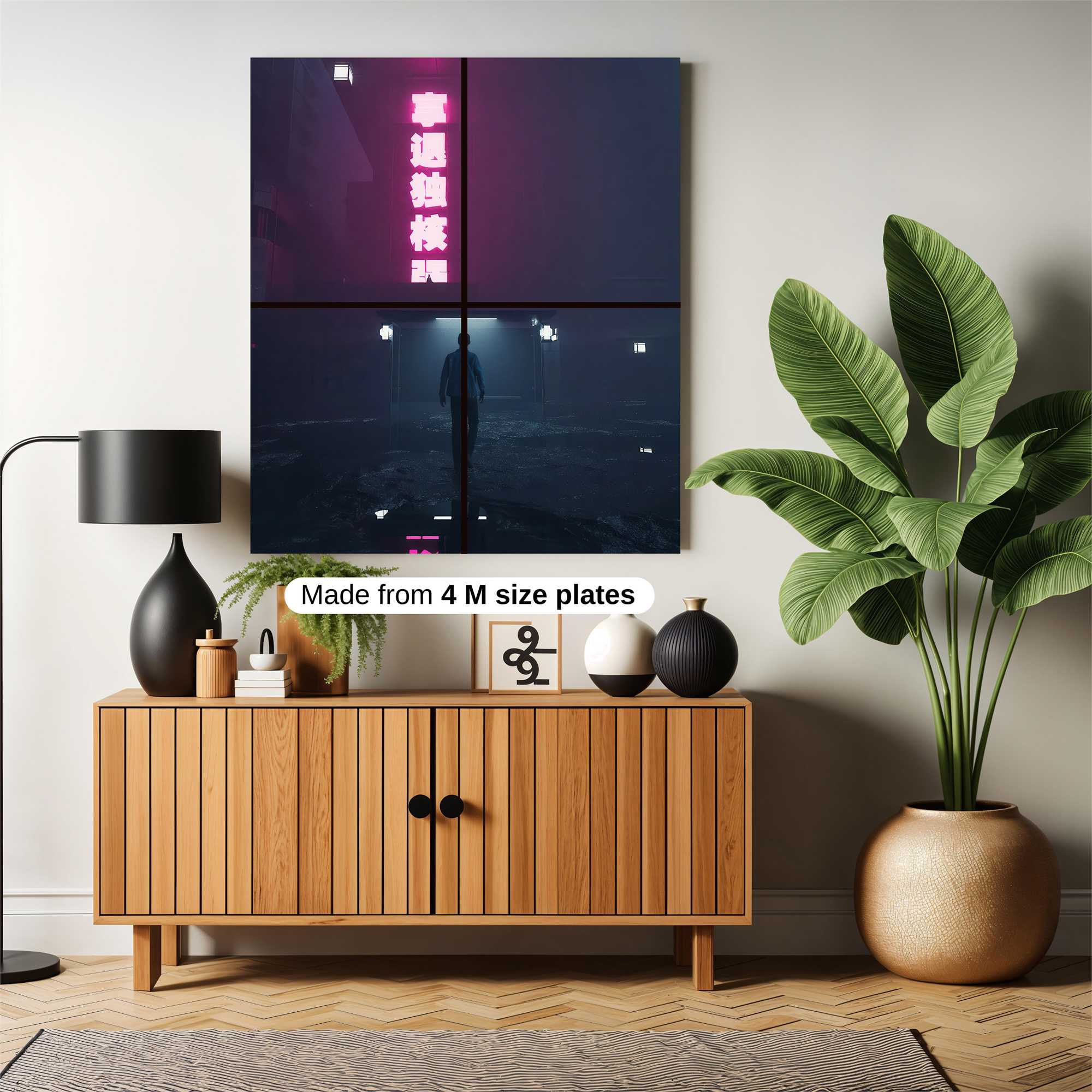 Neon Mystery Safe Wall Magnetic / M