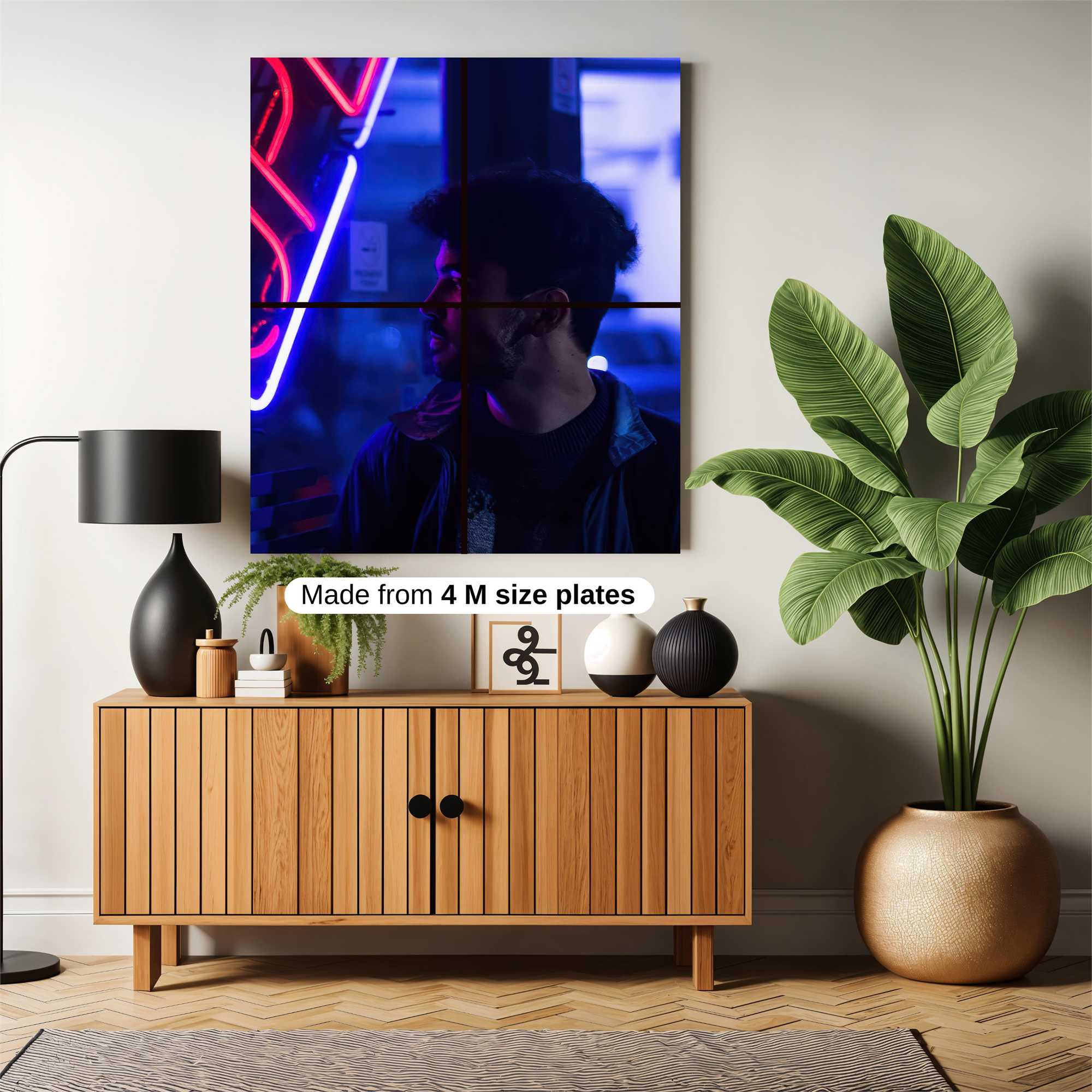 Neon Mystery Safe Wall Magnetic / M