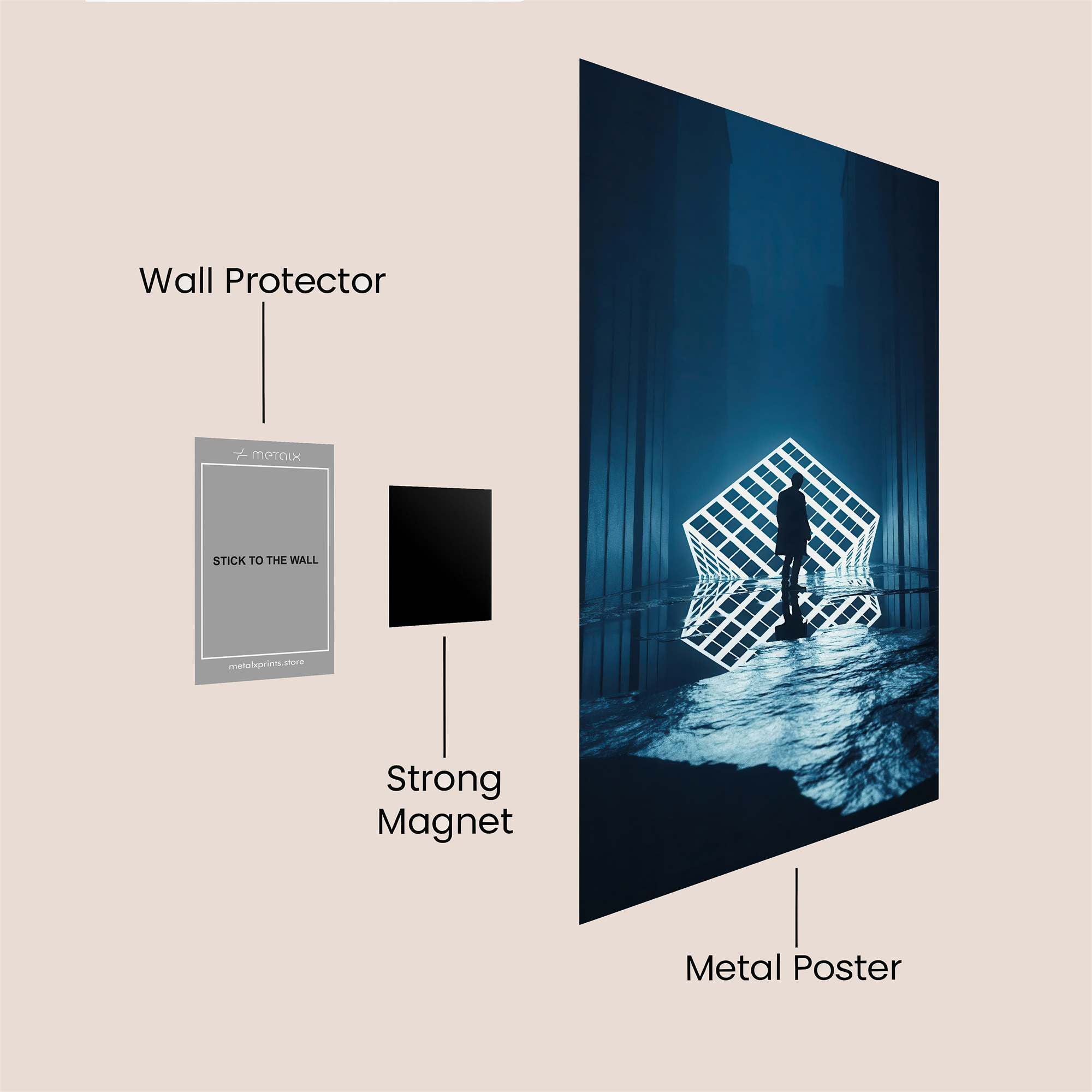Portal Enigma Safe Wall Magnetic / M