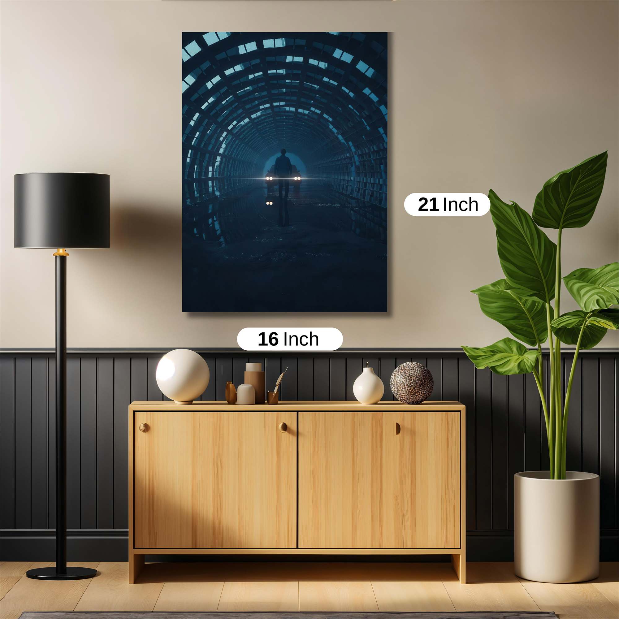 Tunnel Mystery Safe Wall Magnetic / M