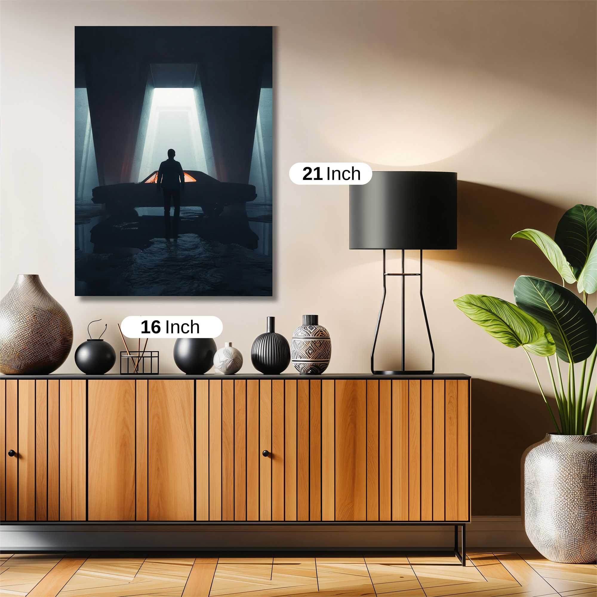 Silhouette Mystery Safe Wall Magnetic / M