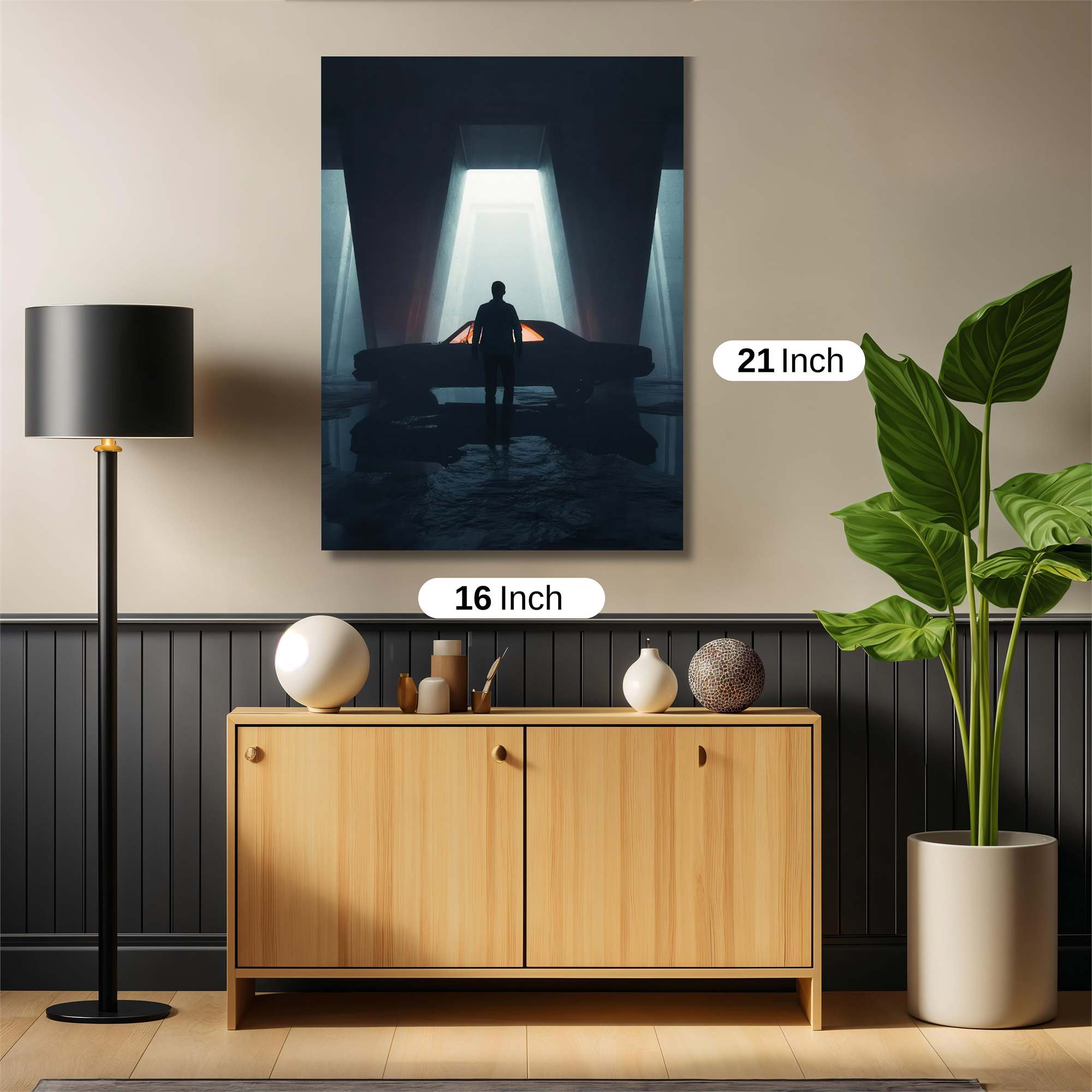 Silhouette Mystery Safe Wall Magnetic / M