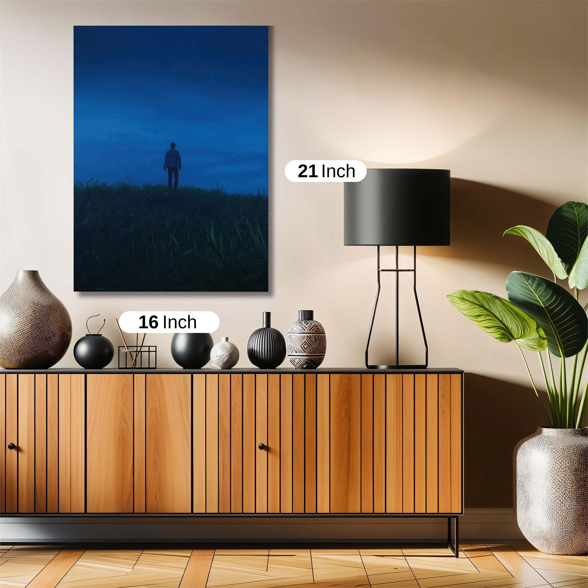 Silhouette Serene Safe Wall Magnetic / M
