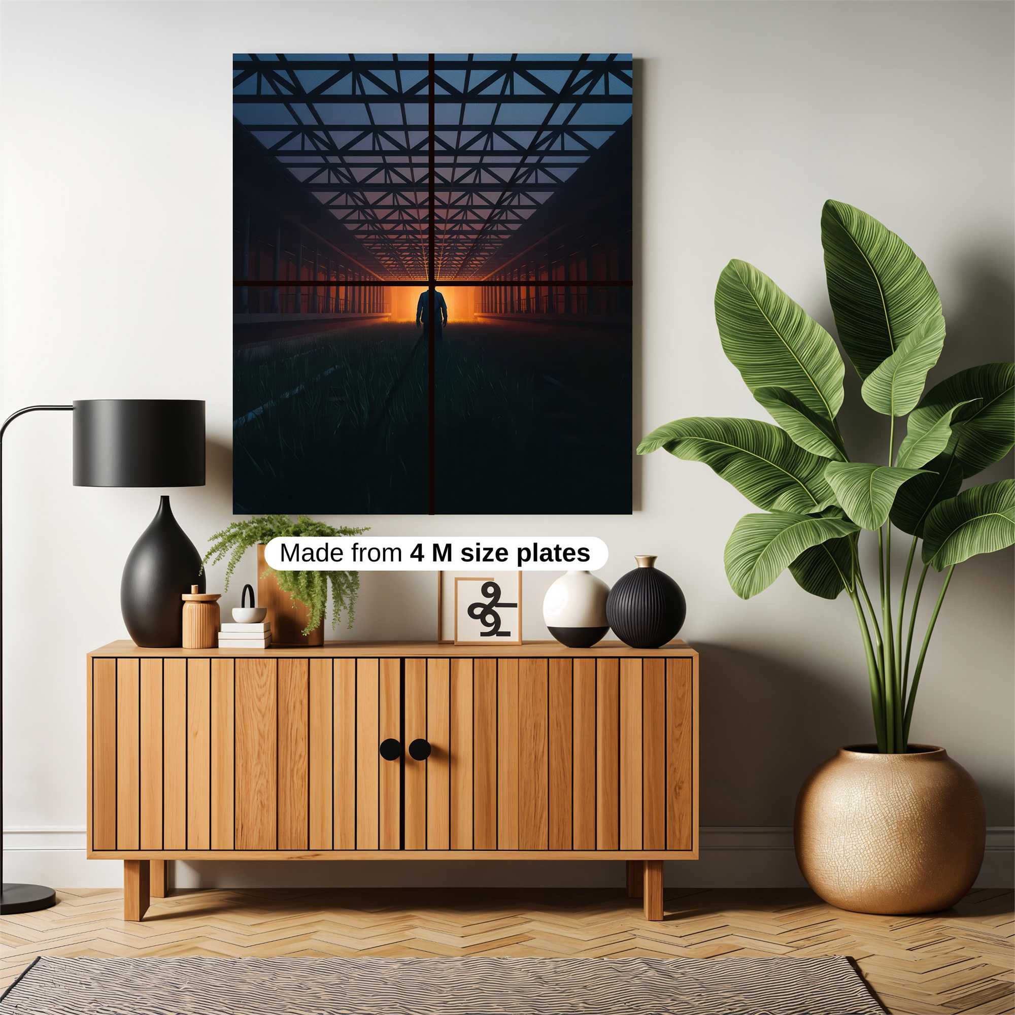 Silhouette Serene Safe Wall Magnetic / M